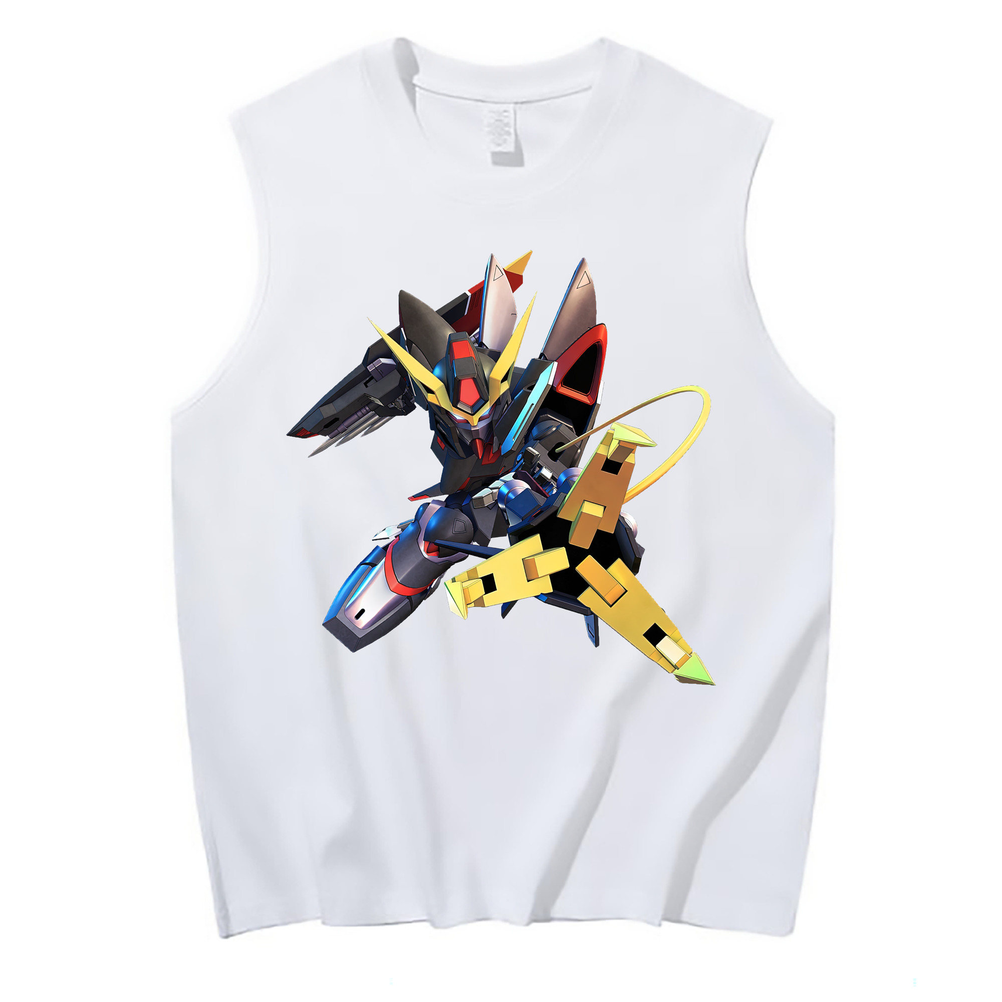 （画像用） 機動戦士ガンダム Mobile Suit Gundam コットン100％タンクトップ（フロントプリント）