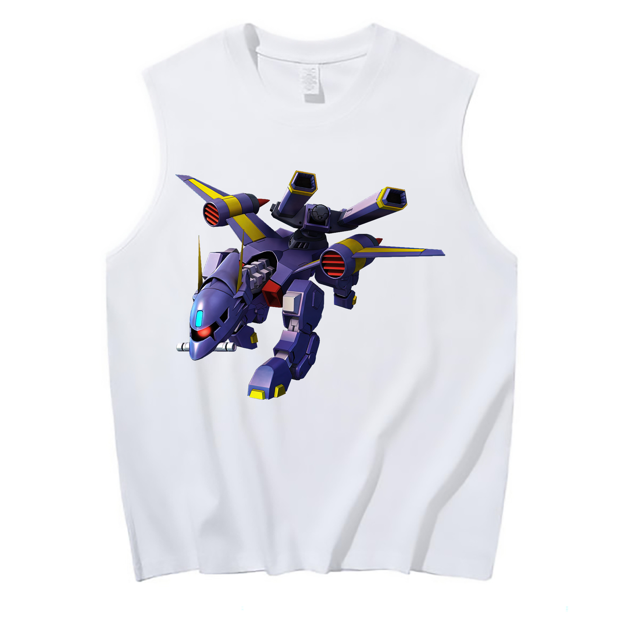 （画像用） 機動戦士ガンダム Mobile Suit Gundam コットン100％タンクトップ（フロントプリント）