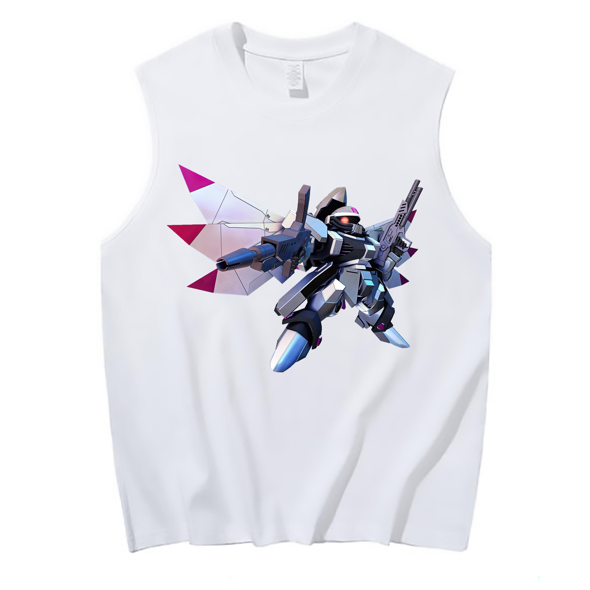 （画像用） 機動戦士ガンダム Mobile Suit Gundam コットン100％タンクトップ（フロントプリント）