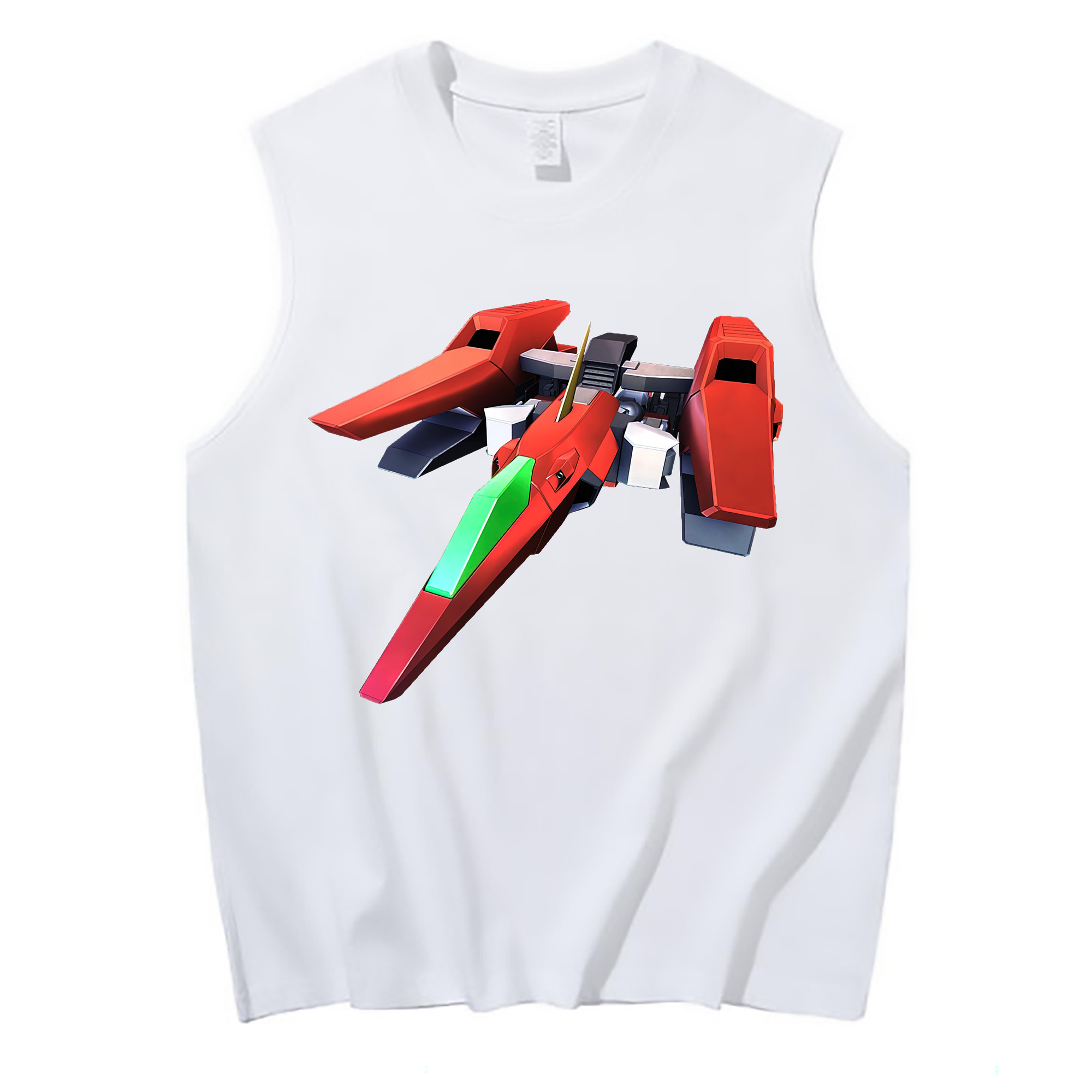 （画像用） 機動戦士ガンダム Mobile Suit Gundam コットン100％タンクトップ（フロントプリント）