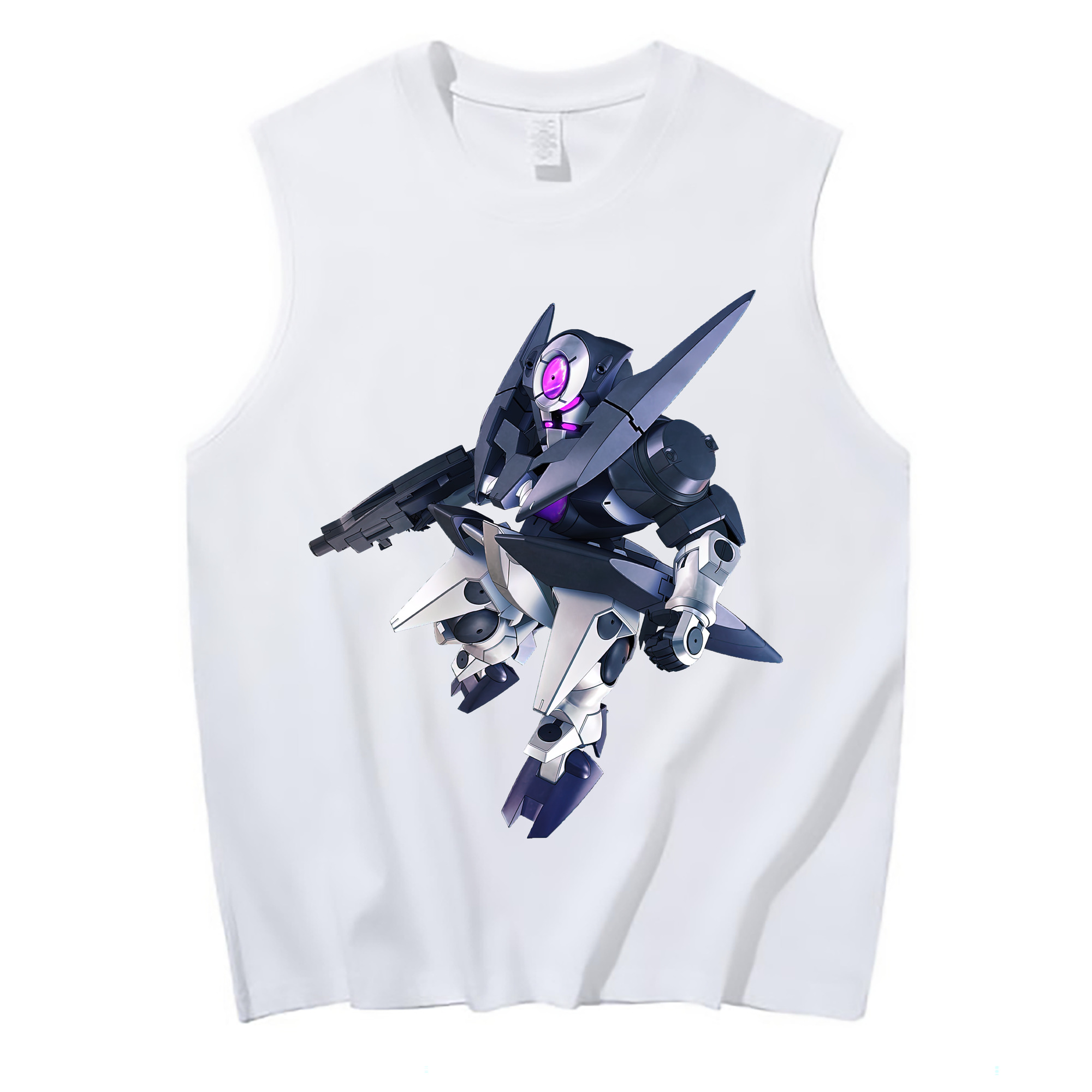 （画像用） 機動戦士ガンダム Mobile Suit Gundam コットン100％タンクトップ（フロントプリント）