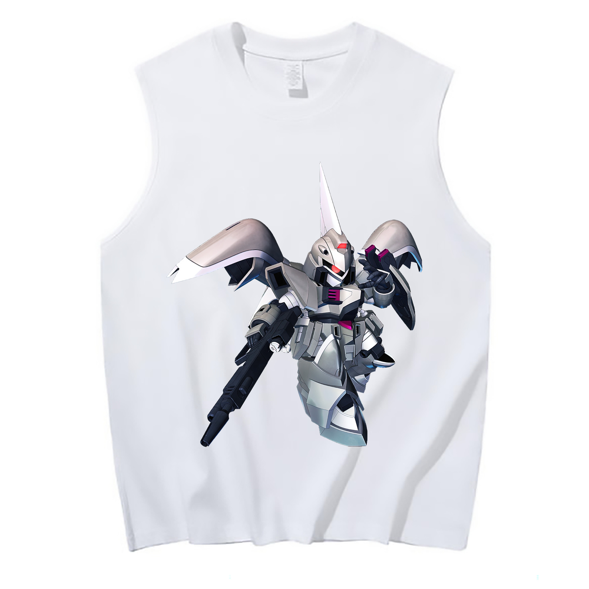 （画像用） 機動戦士ガンダム Mobile Suit Gundam コットン100％タンクトップ（フロントプリント）