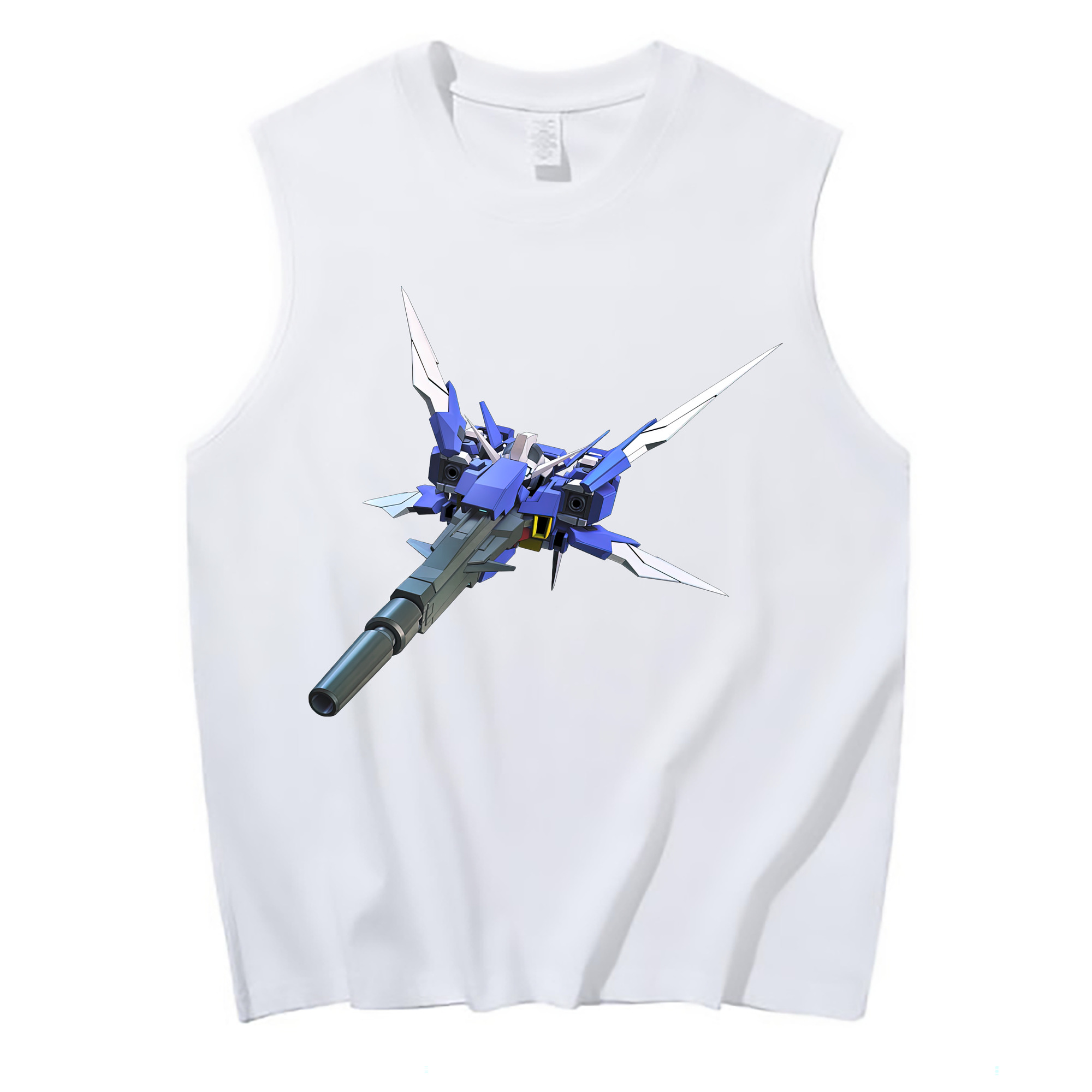 （画像用） 機動戦士ガンダム Mobile Suit Gundam コットン100％タンクトップ（フロントプリント）