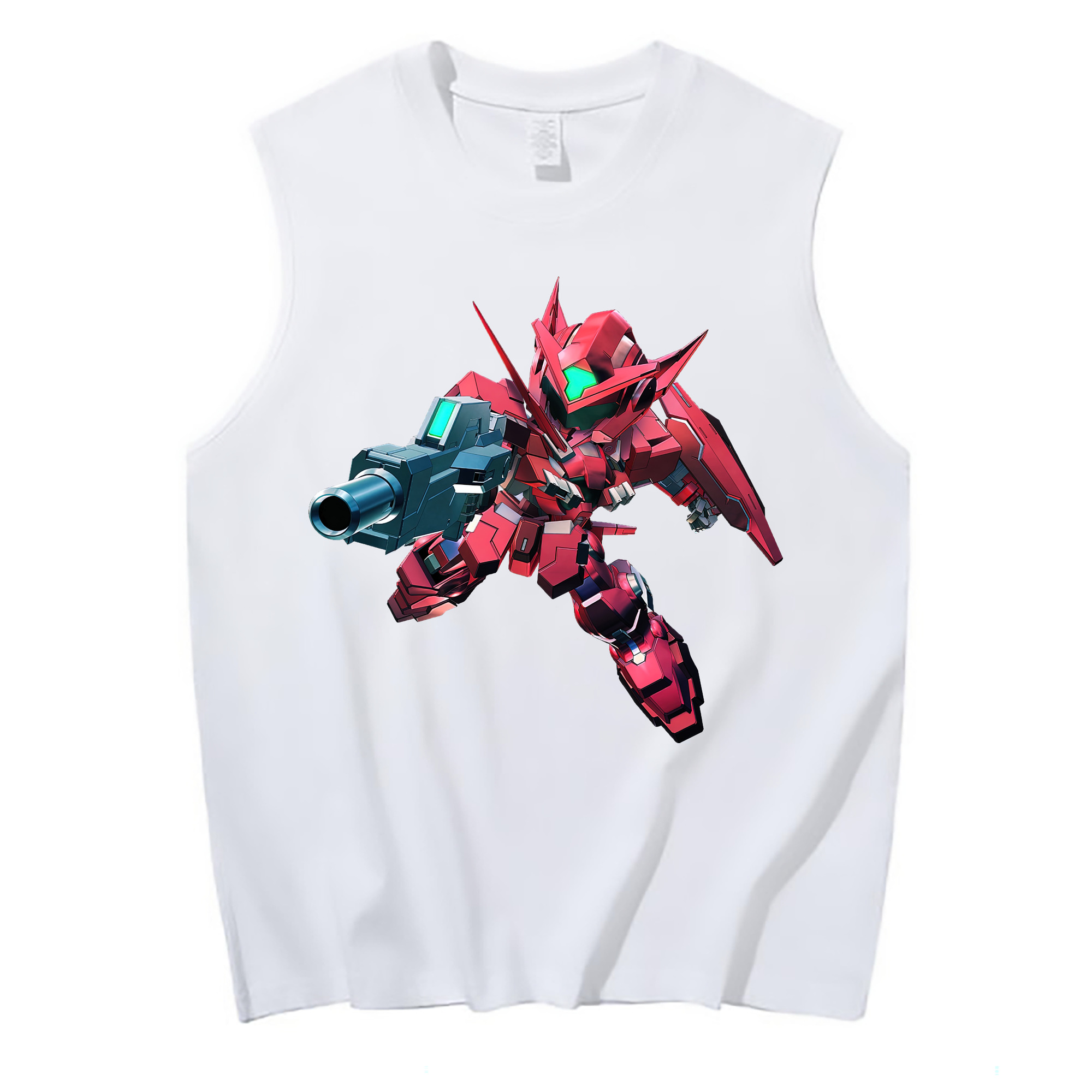 （画像用） 機動戦士ガンダム Mobile Suit Gundam コットン100％タンクトップ（フロントプリント）
