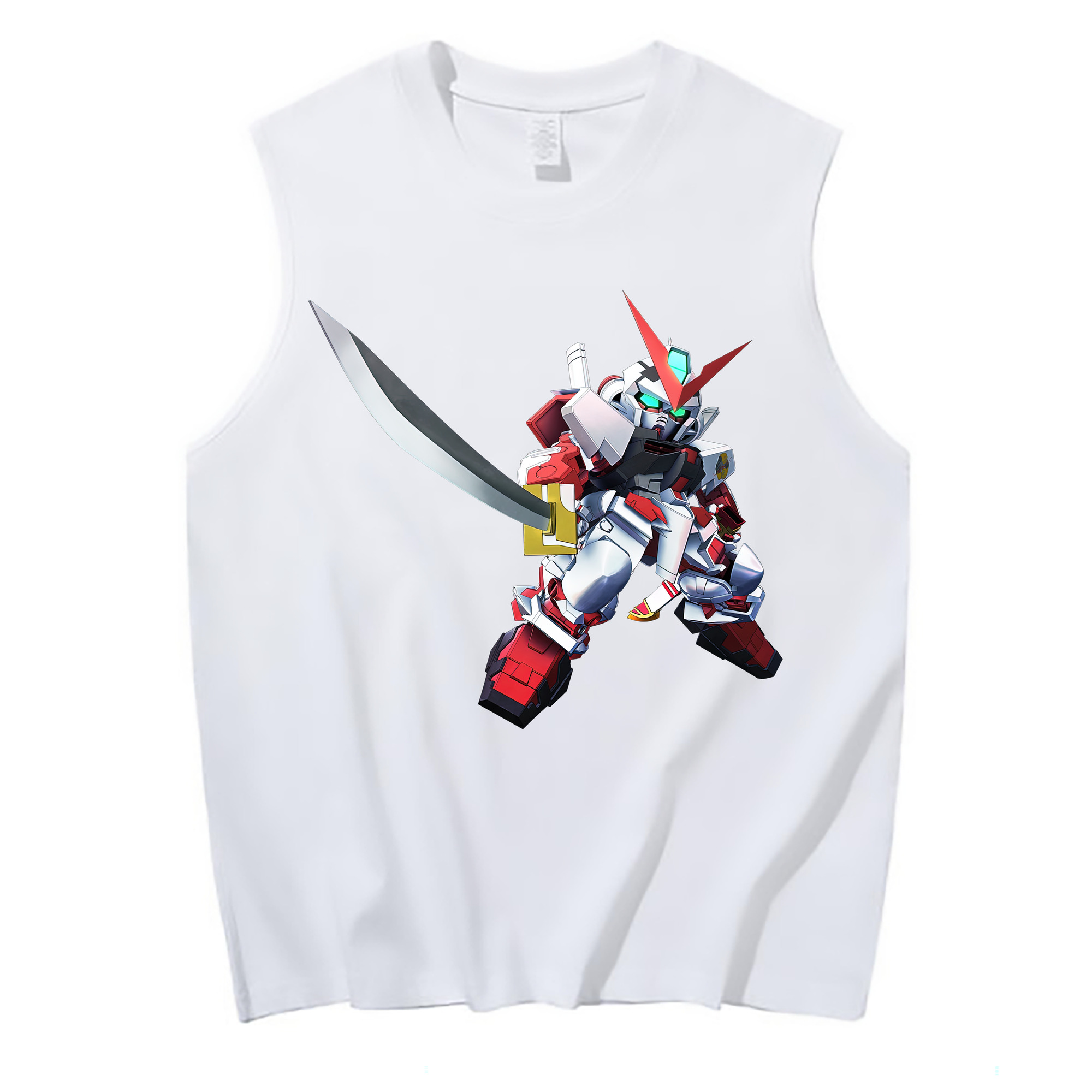 （画像用） 機動戦士ガンダム Mobile Suit Gundam コットン100％タンクトップ（フロントプリント）