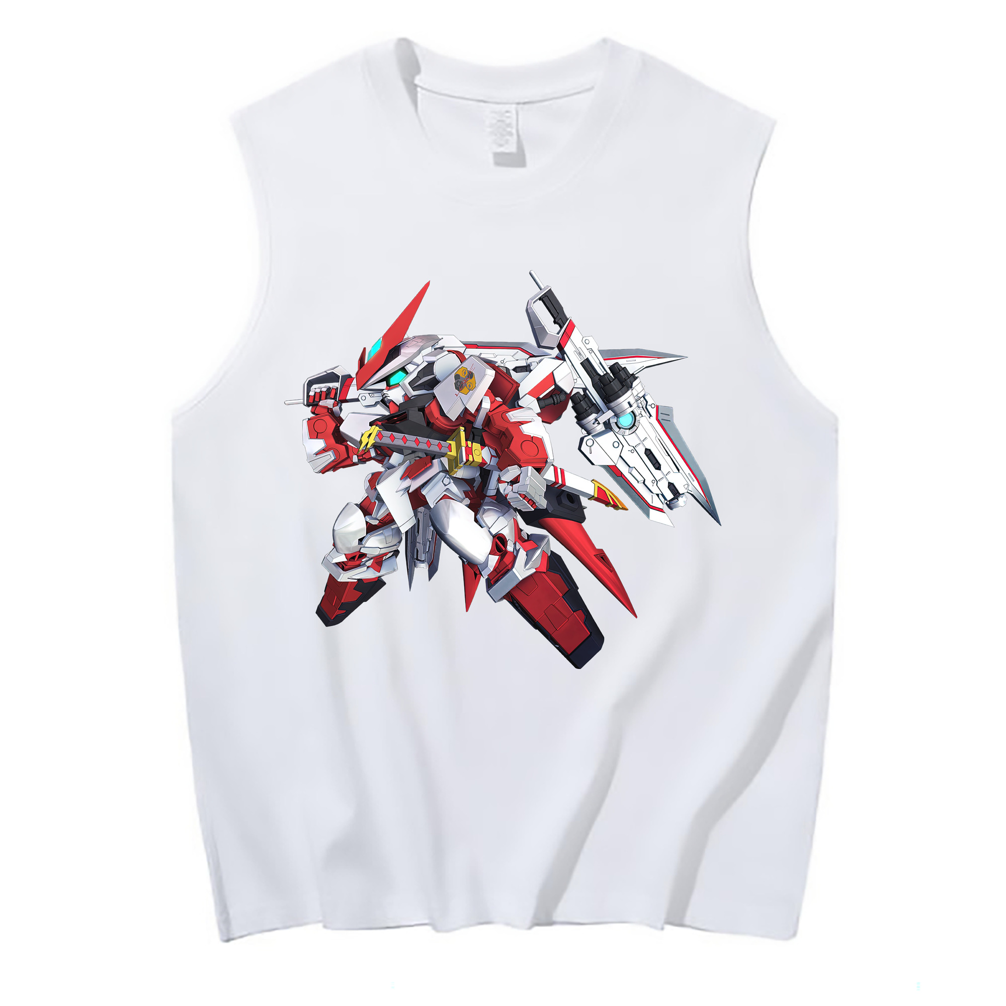 （画像用） 機動戦士ガンダム Mobile Suit Gundam コットン100％タンクトップ（フロントプリント）