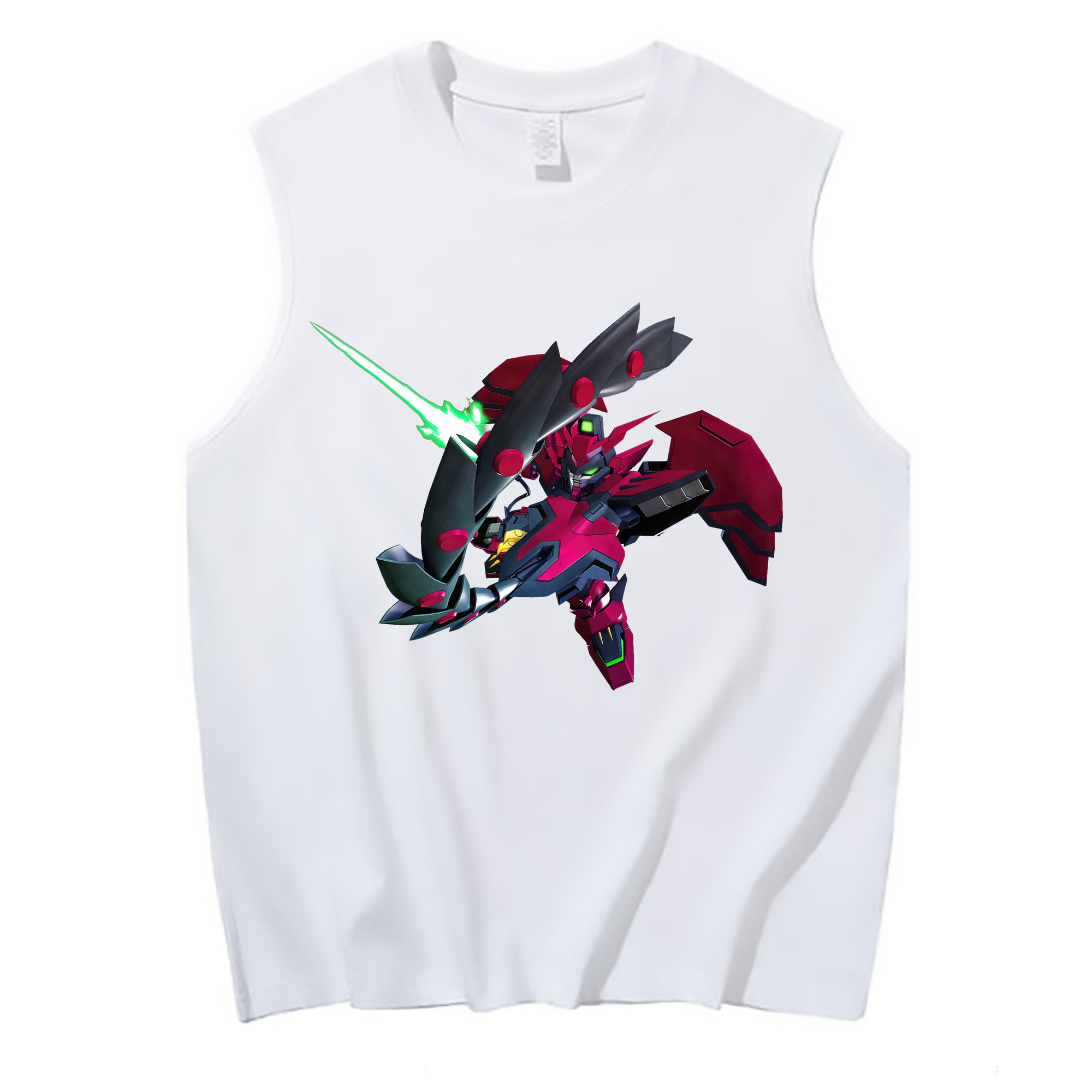 （画像用） 機動戦士ガンダム Mobile Suit Gundam コットン100％タンクトップ（フロントプリント）