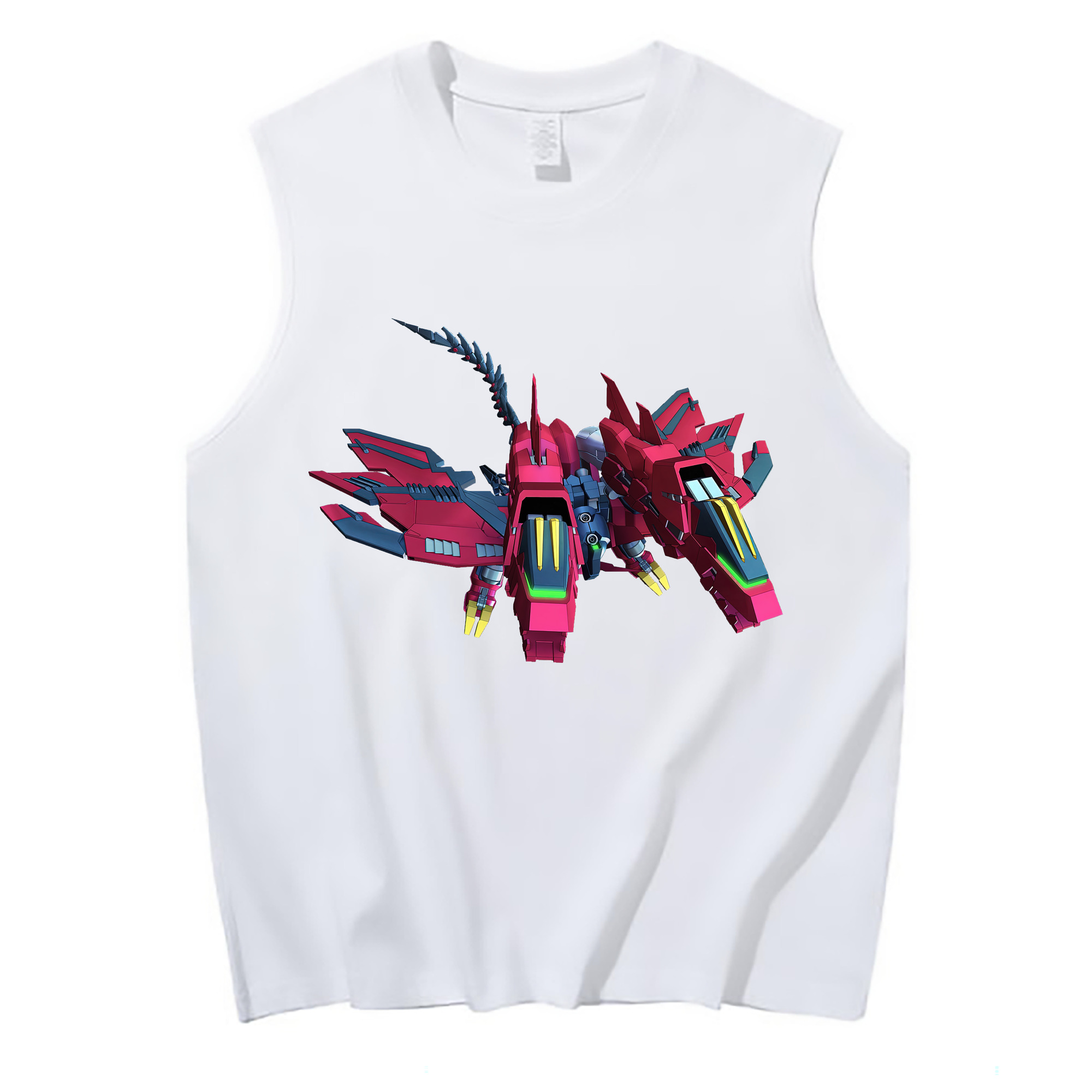 （画像用） 機動戦士ガンダム Mobile Suit Gundam コットン100％タンクトップ（フロントプリント）