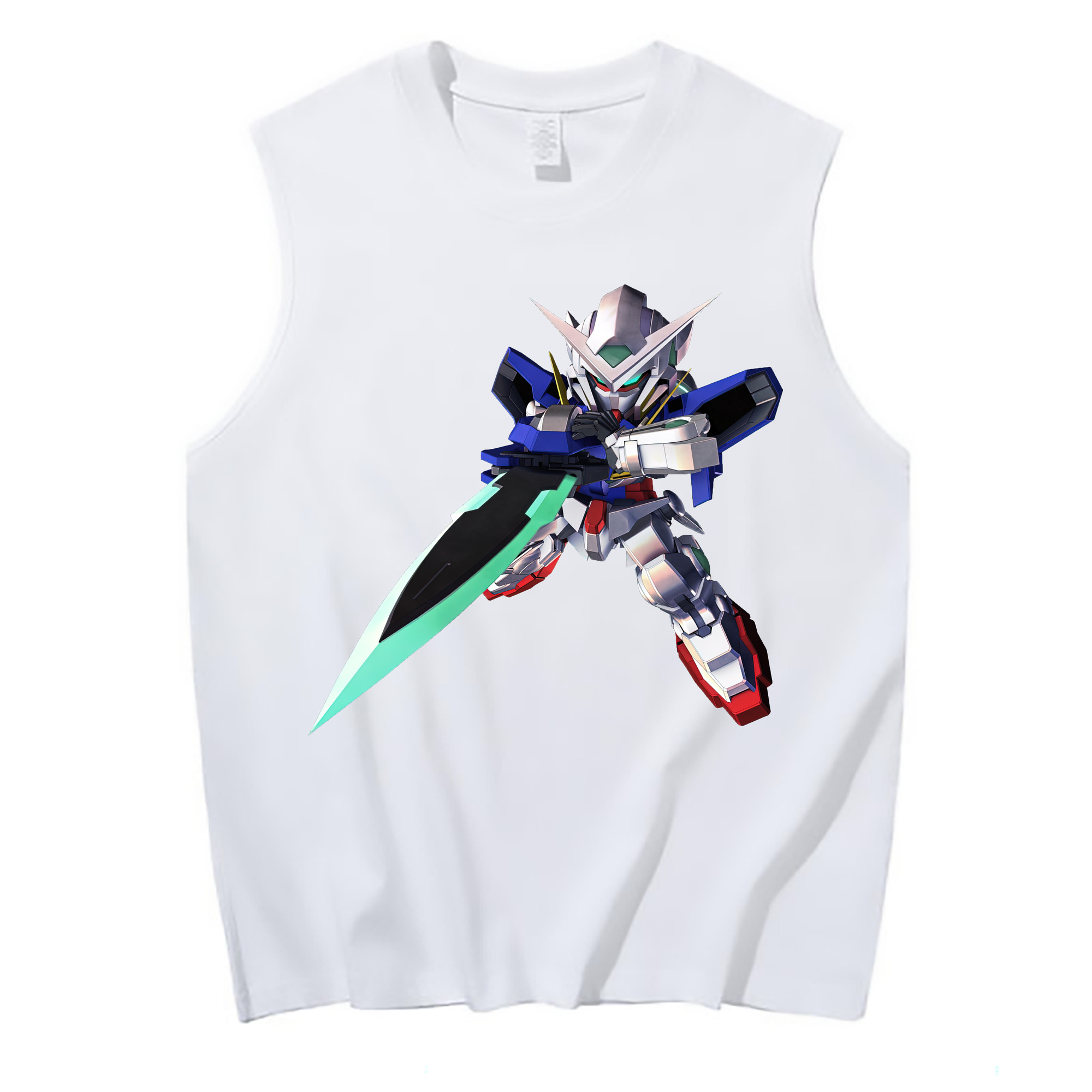 （画像用） 機動戦士ガンダム Mobile Suit Gundam コットン100％タンクトップ（フロントプリント）