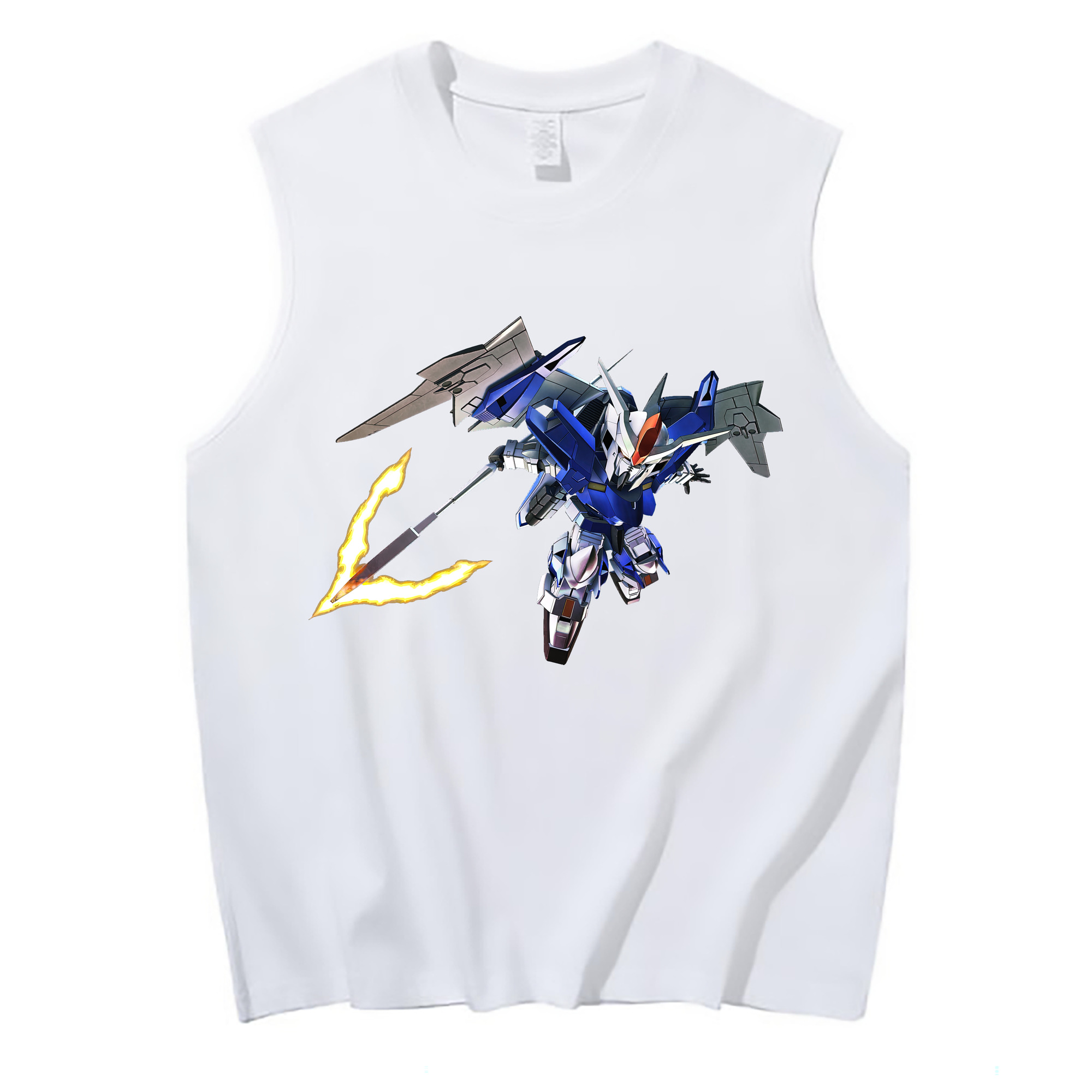 （画像用） 機動戦士ガンダム Mobile Suit Gundam コットン100％タンクトップ（フロントプリント）