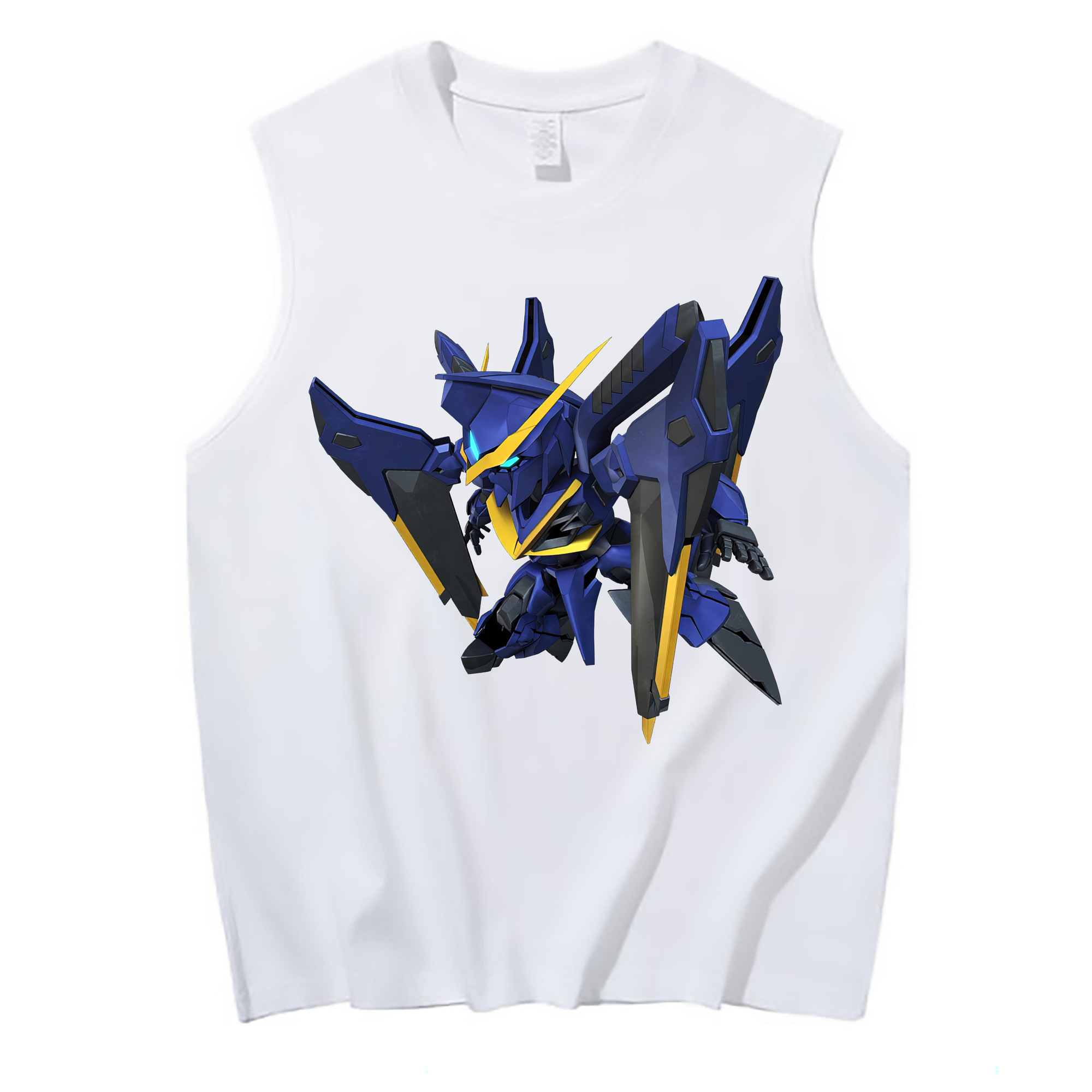 （画像用） 機動戦士ガンダム Mobile Suit Gundam コットン100％タンクトップ（フロントプリント）