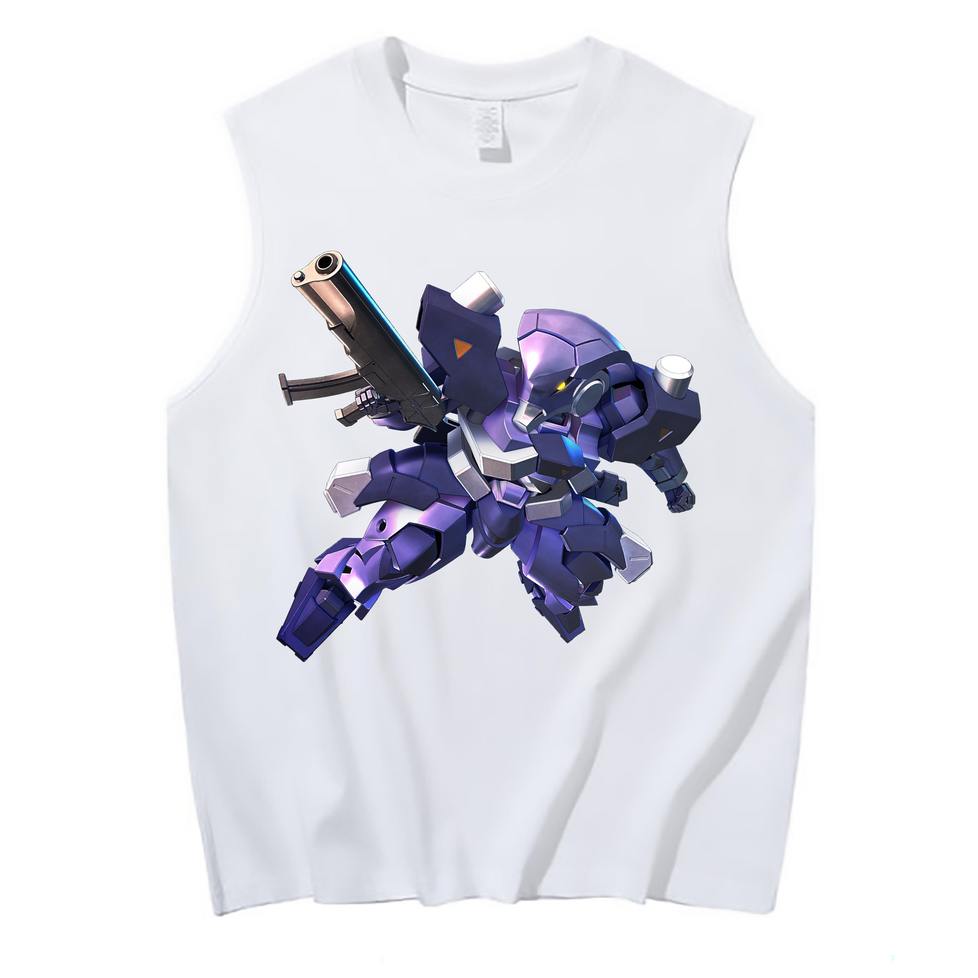 （画像用） 機動戦士ガンダム Mobile Suit Gundam コットン100％タンクトップ（フロントプリント）