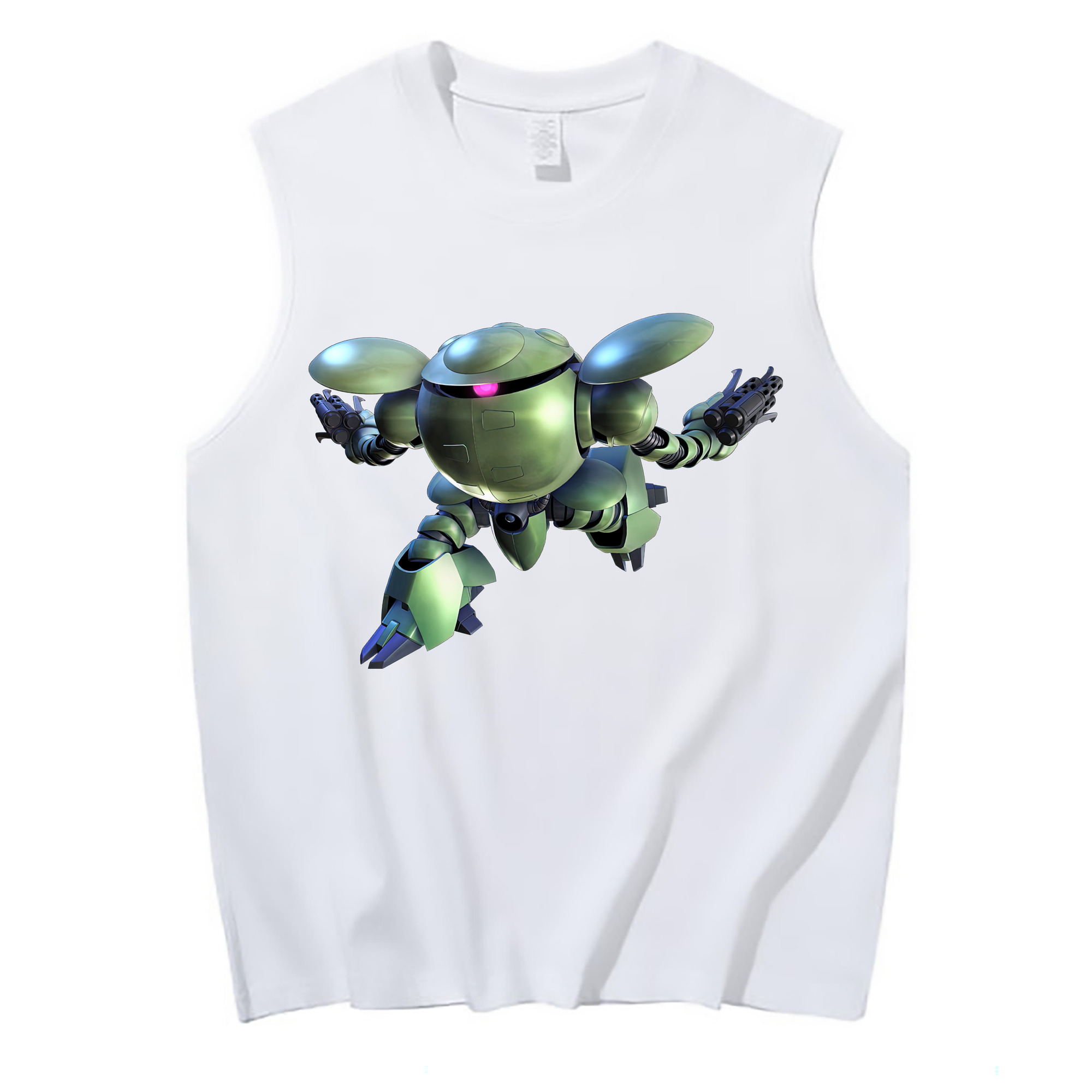 （画像用） 機動戦士ガンダム Mobile Suit Gundam コットン100％タンクトップ（フロントプリント）