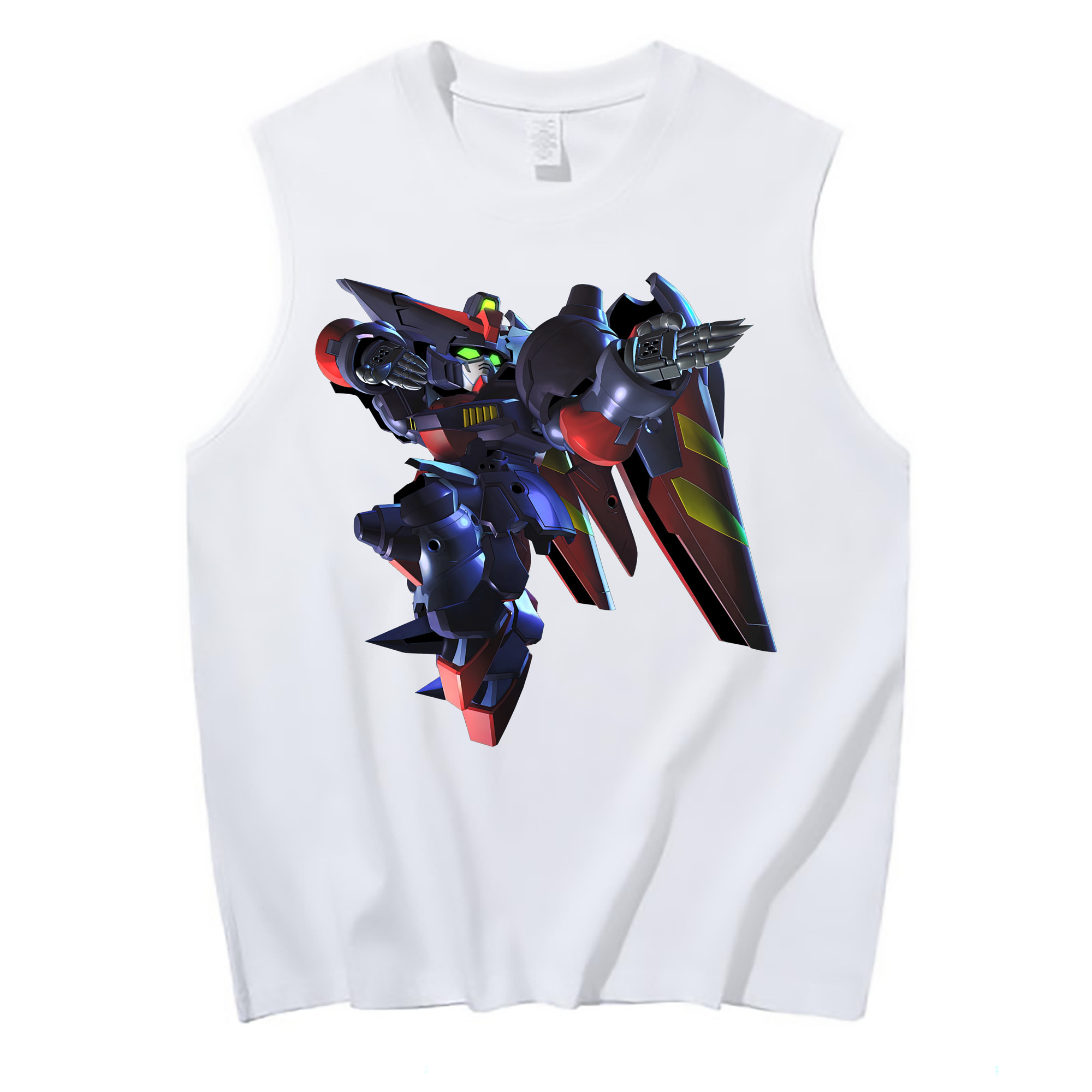 （画像用） 機動戦士ガンダム Mobile Suit Gundam コットン100％タンクトップ（フロントプリント）
