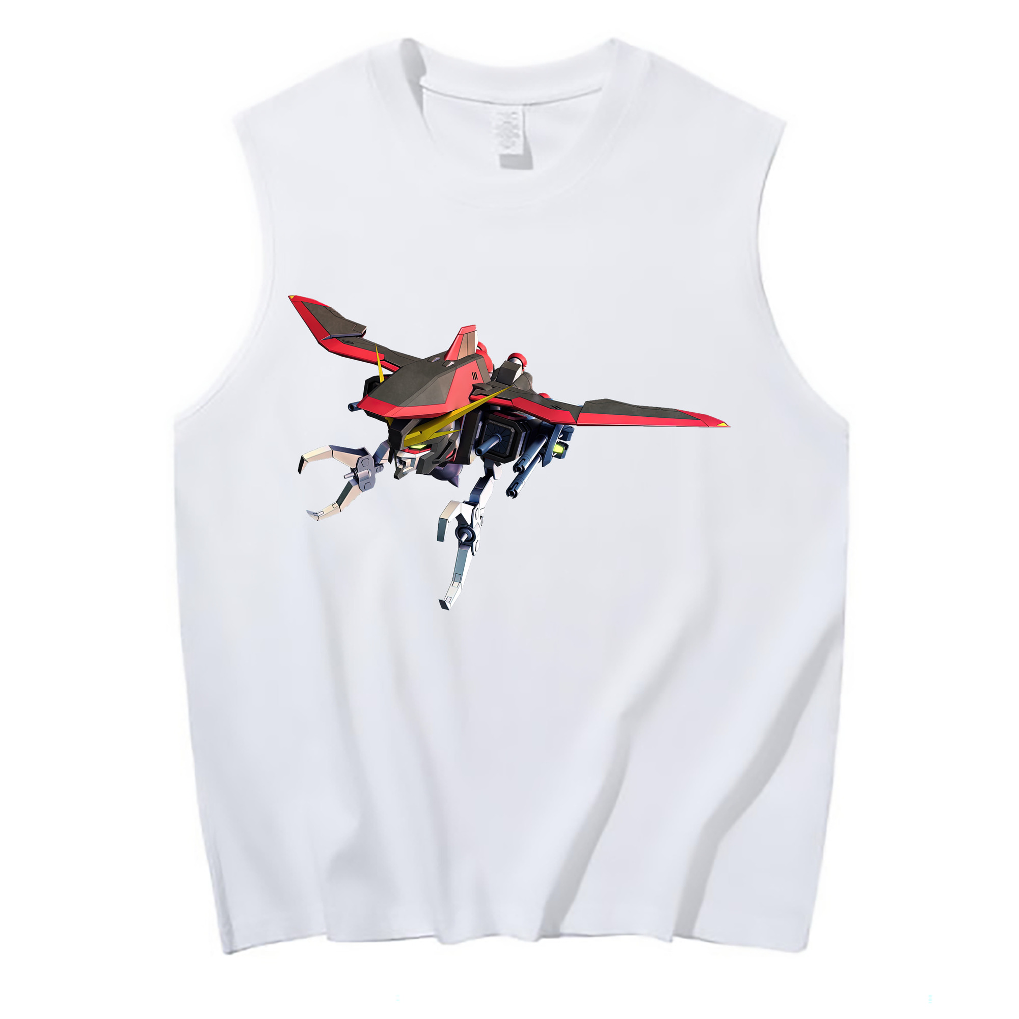 （画像用） 機動戦士ガンダム Mobile Suit Gundam コットン100％タンクトップ（フロントプリント）