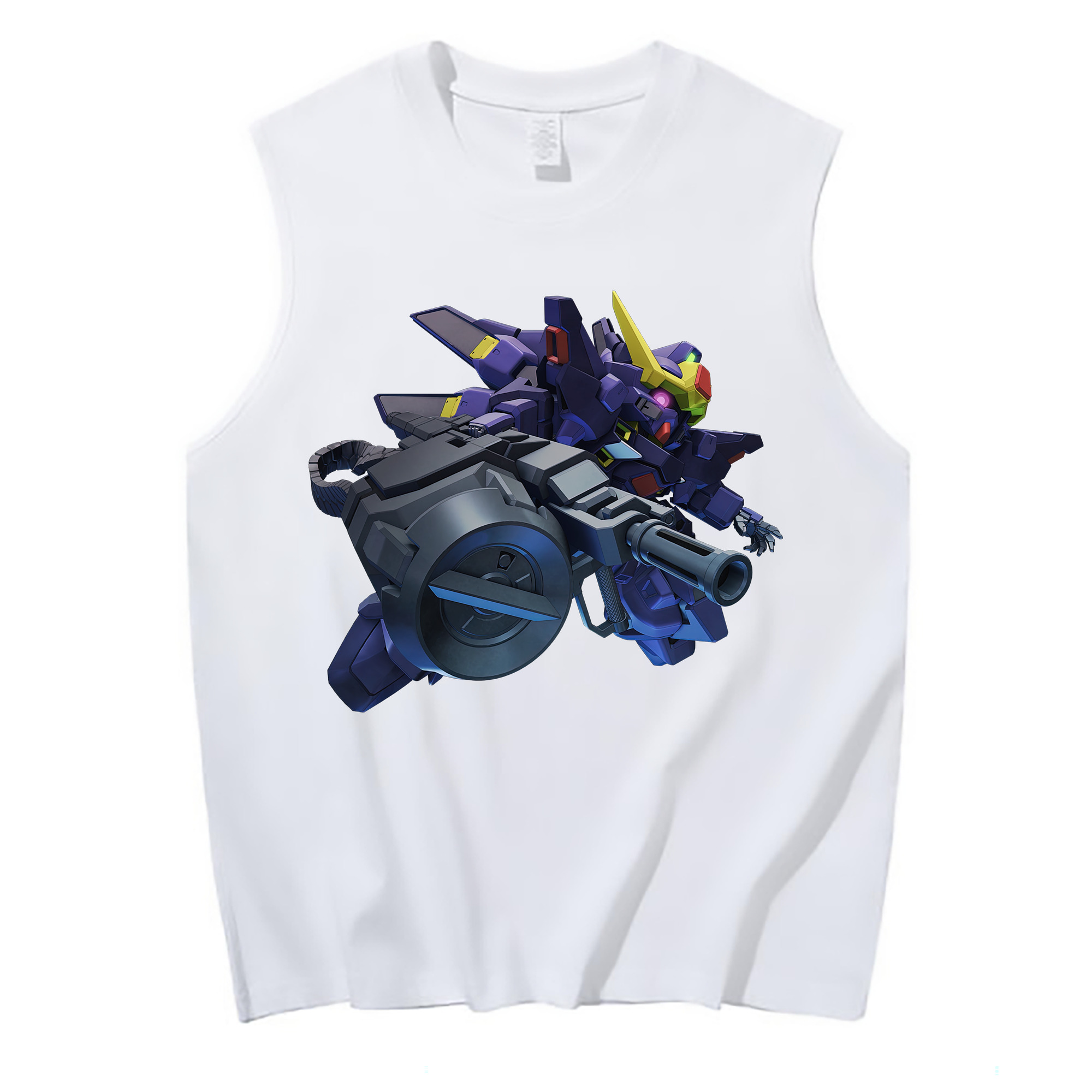 （画像用） 機動戦士ガンダム Mobile Suit Gundam コットン100％タンクトップ（フロントプリント）
