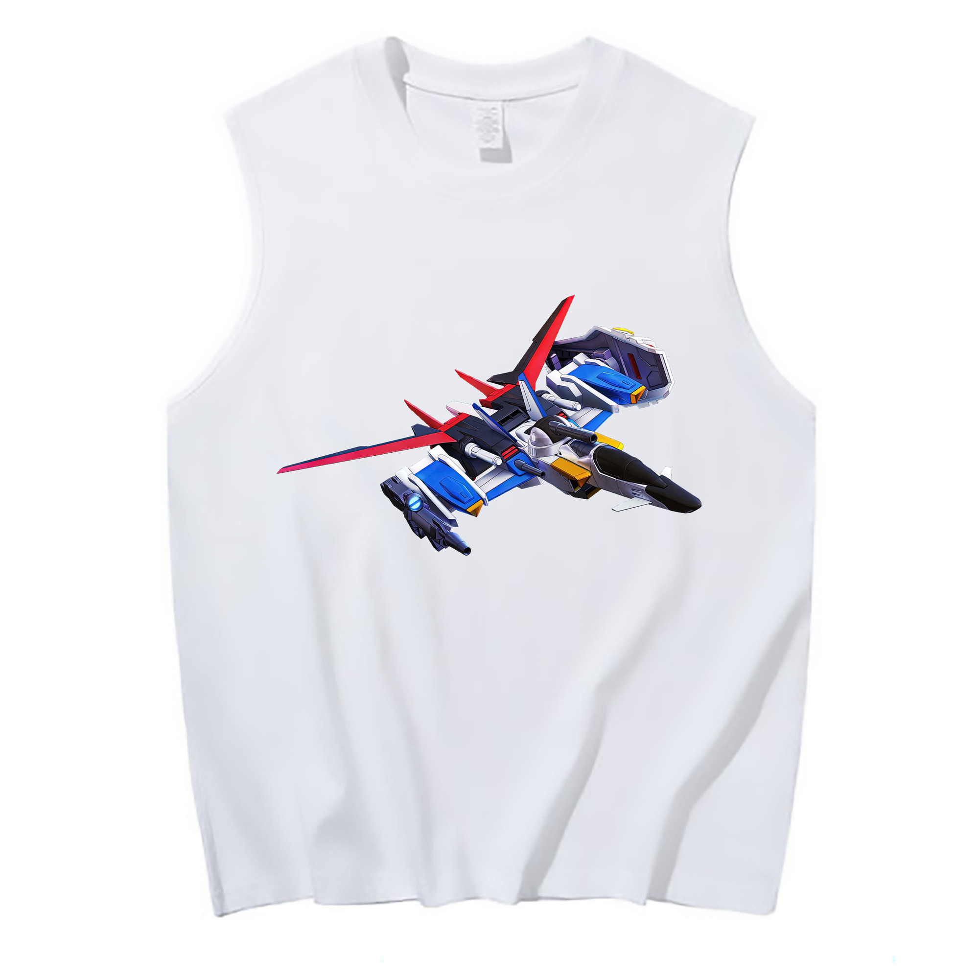 （画像用） 機動戦士ガンダム Mobile Suit Gundam コットン100％タンクトップ（フロントプリント）
