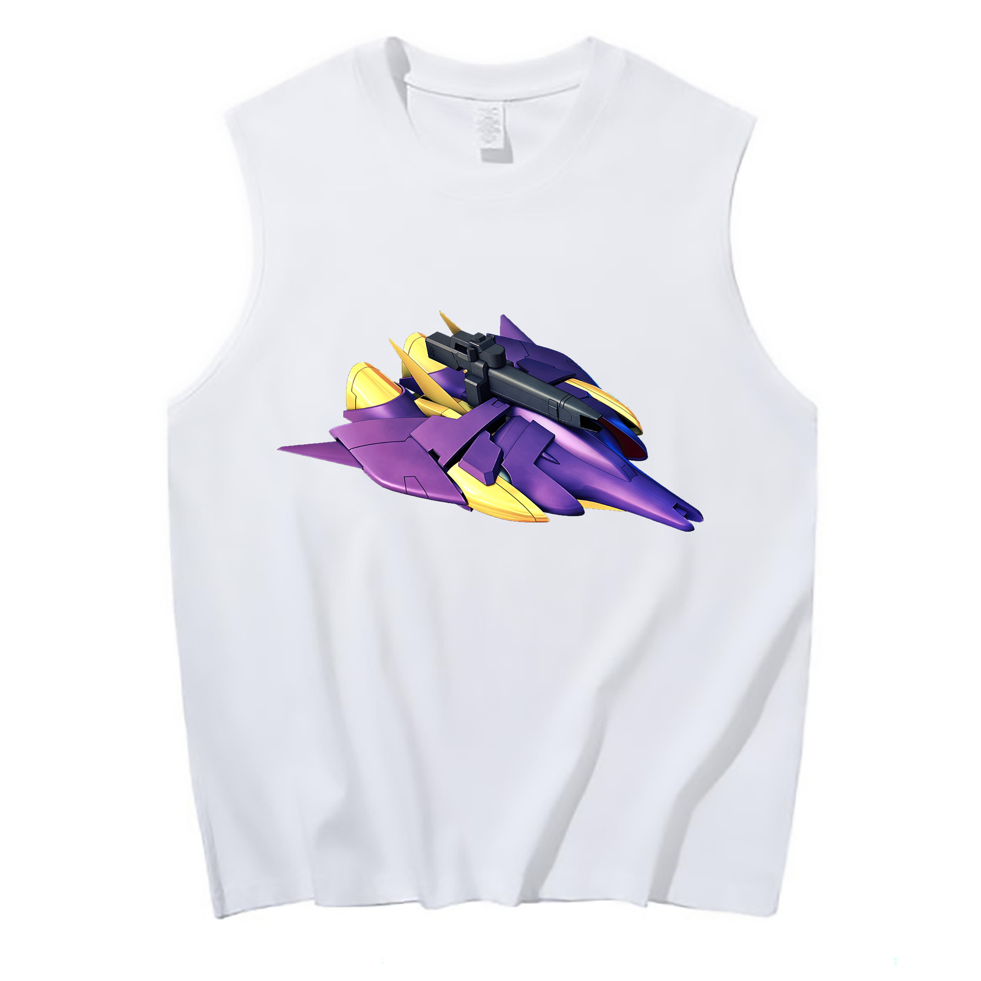（画像用） 機動戦士ガンダム Mobile Suit Gundam コットン100％タンクトップ（フロントプリント）