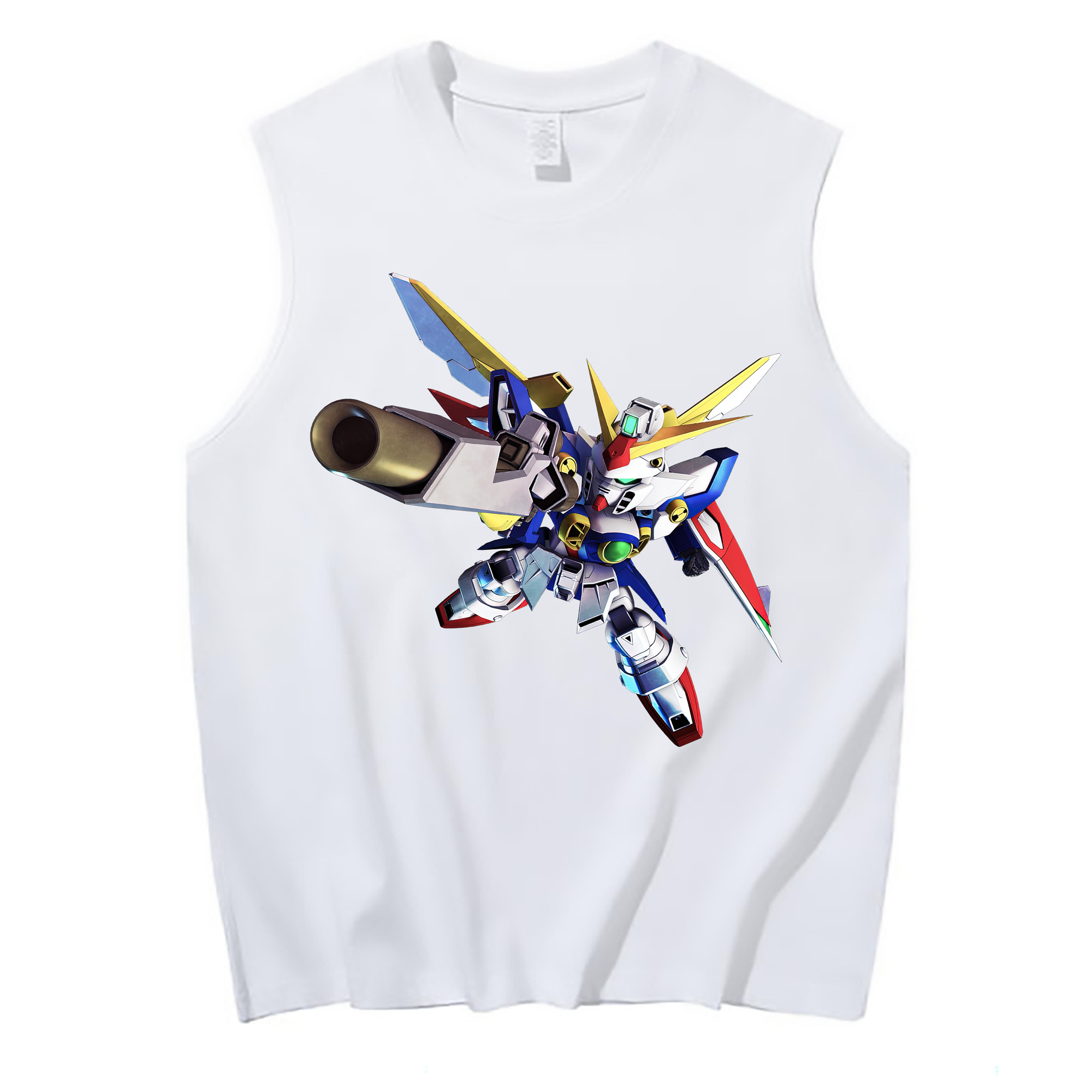 （画像用） 機動戦士ガンダム Mobile Suit Gundam コットン100％タンクトップ（フロントプリント）