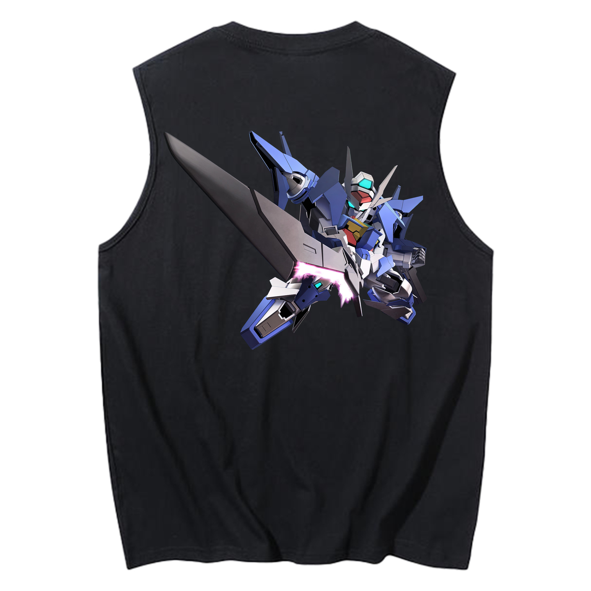 （画像用） 機動戦士ガンダム Mobile Suit Gundam コットン100％タンクトップ（背面プリント）