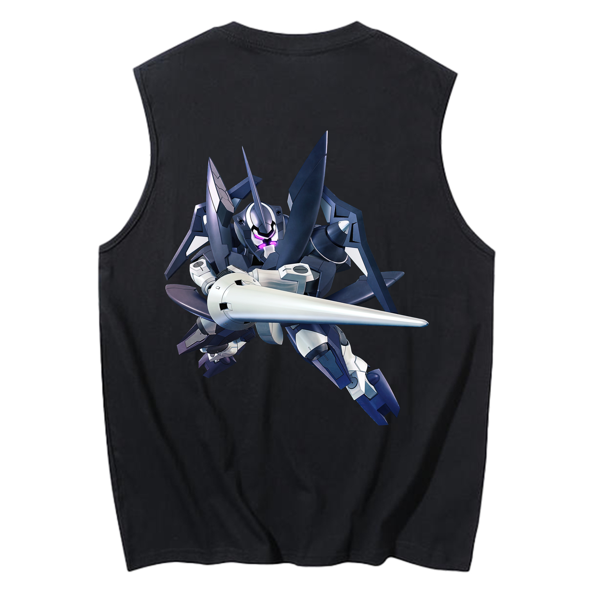 （画像用） 機動戦士ガンダム Mobile Suit Gundam コットン100％タンクトップ（背面プリント）
