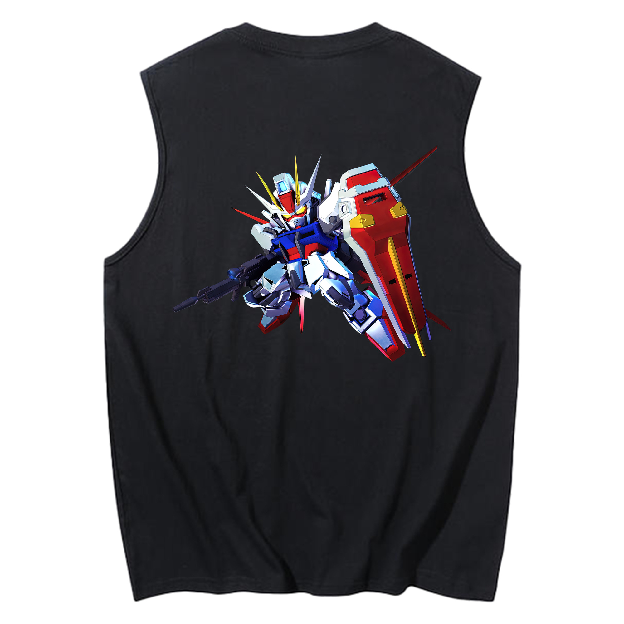 （画像用） 機動戦士ガンダム Mobile Suit Gundam コットン100％タンクトップ（背面プリント）