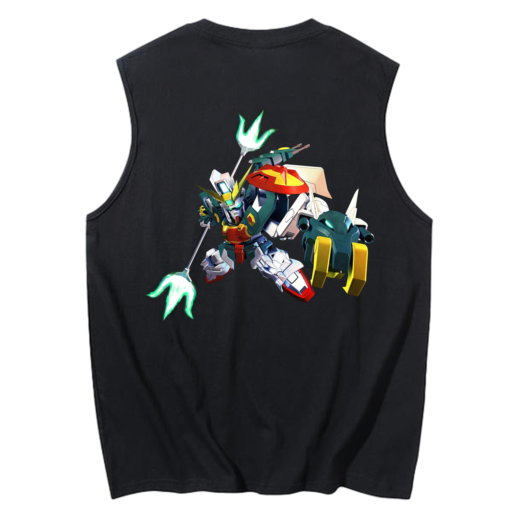（画像用） 機動戦士ガンダム Mobile Suit Gundam コットン100％タンクトップ（背面プリント）
