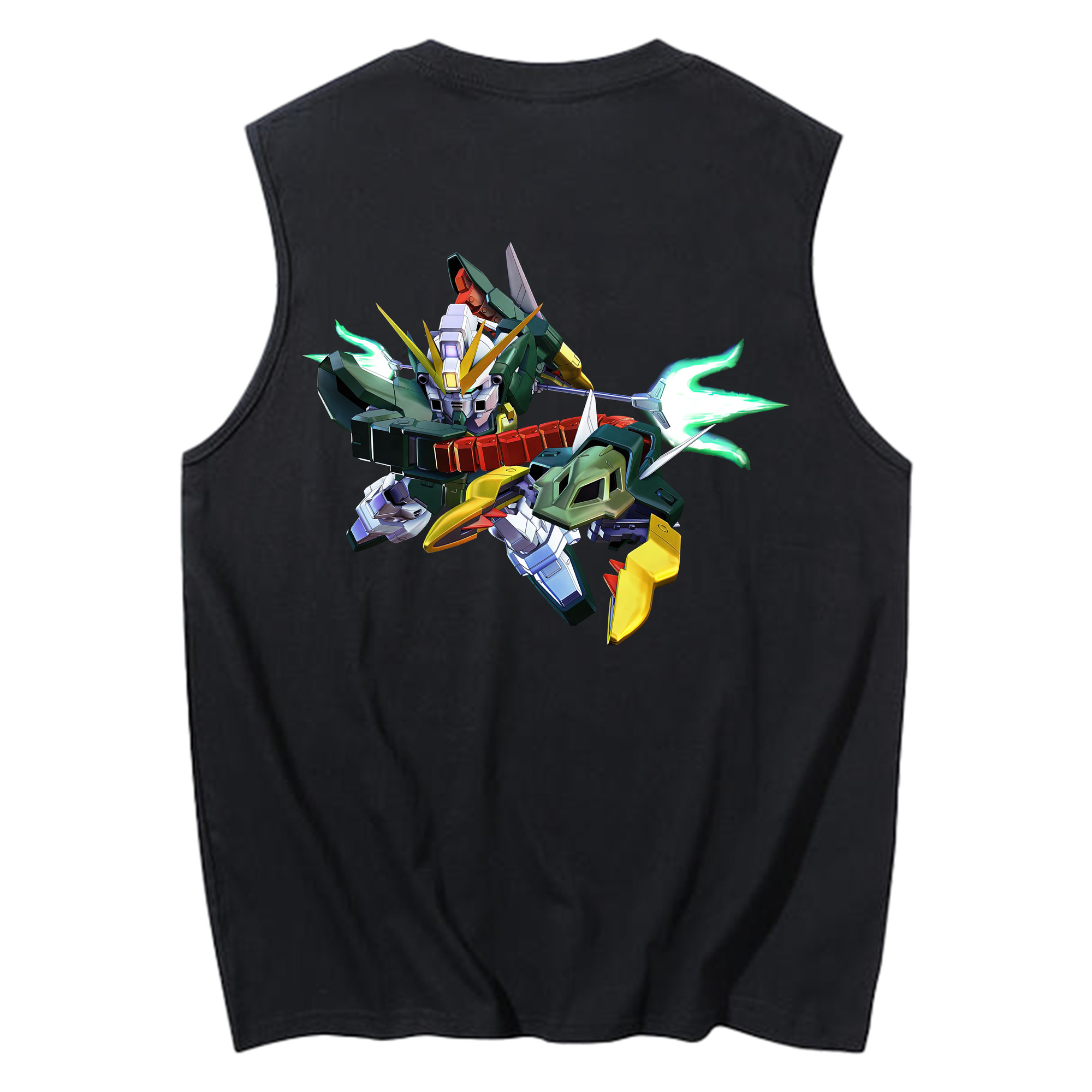（画像用） 機動戦士ガンダム Mobile Suit Gundam コットン100％タンクトップ（背面プリント）
