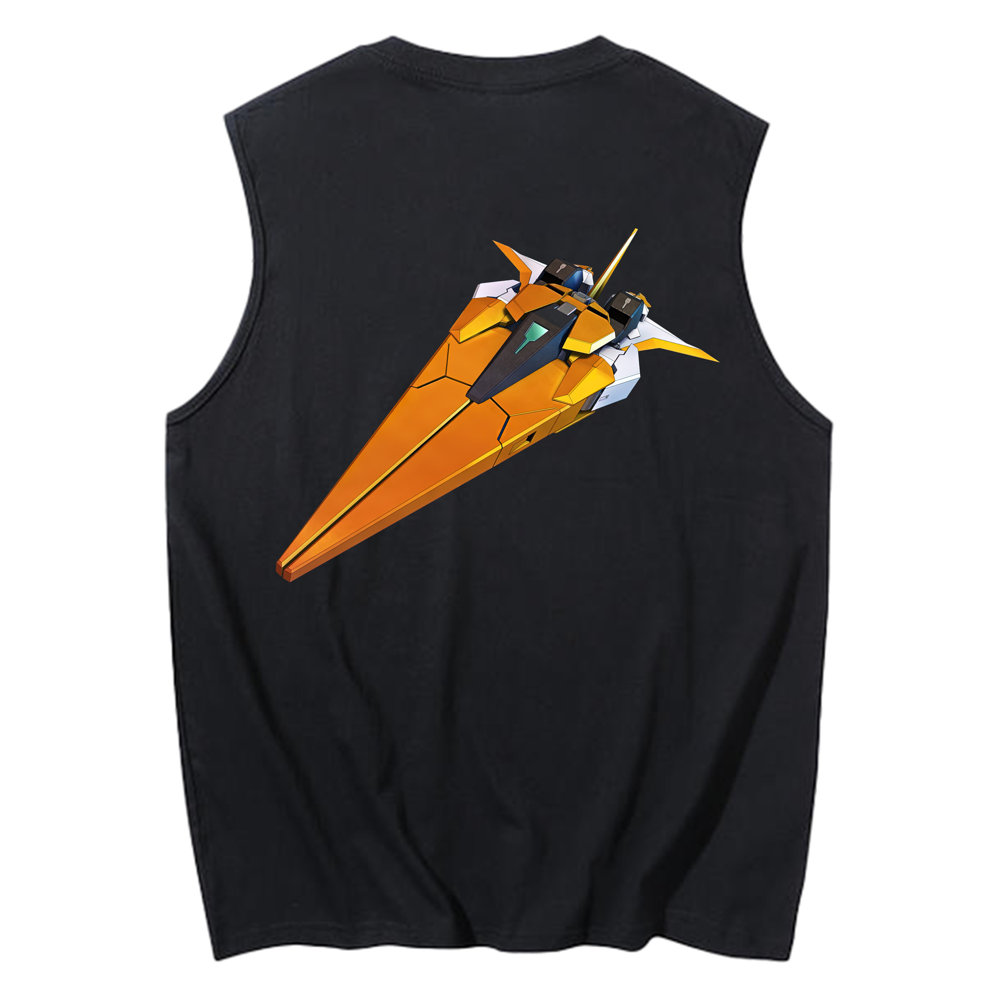 （画像用） 機動戦士ガンダム Mobile Suit Gundam コットン100％タンクトップ（背面プリント）