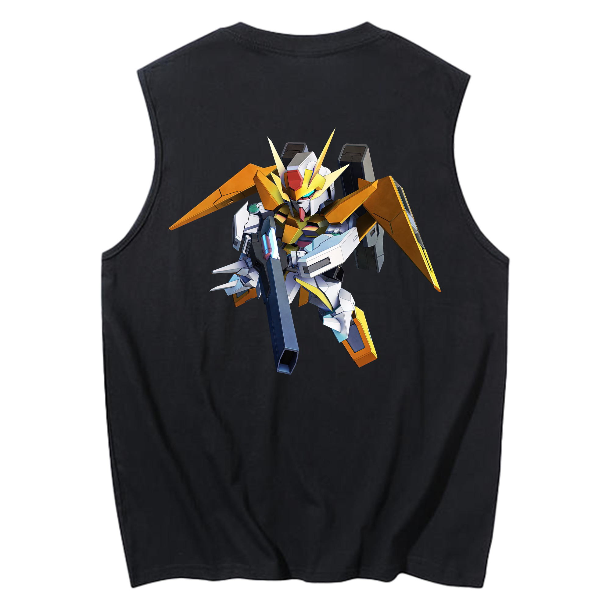 （画像用） 機動戦士ガンダム Mobile Suit Gundam コットン100％タンクトップ（背面プリント）