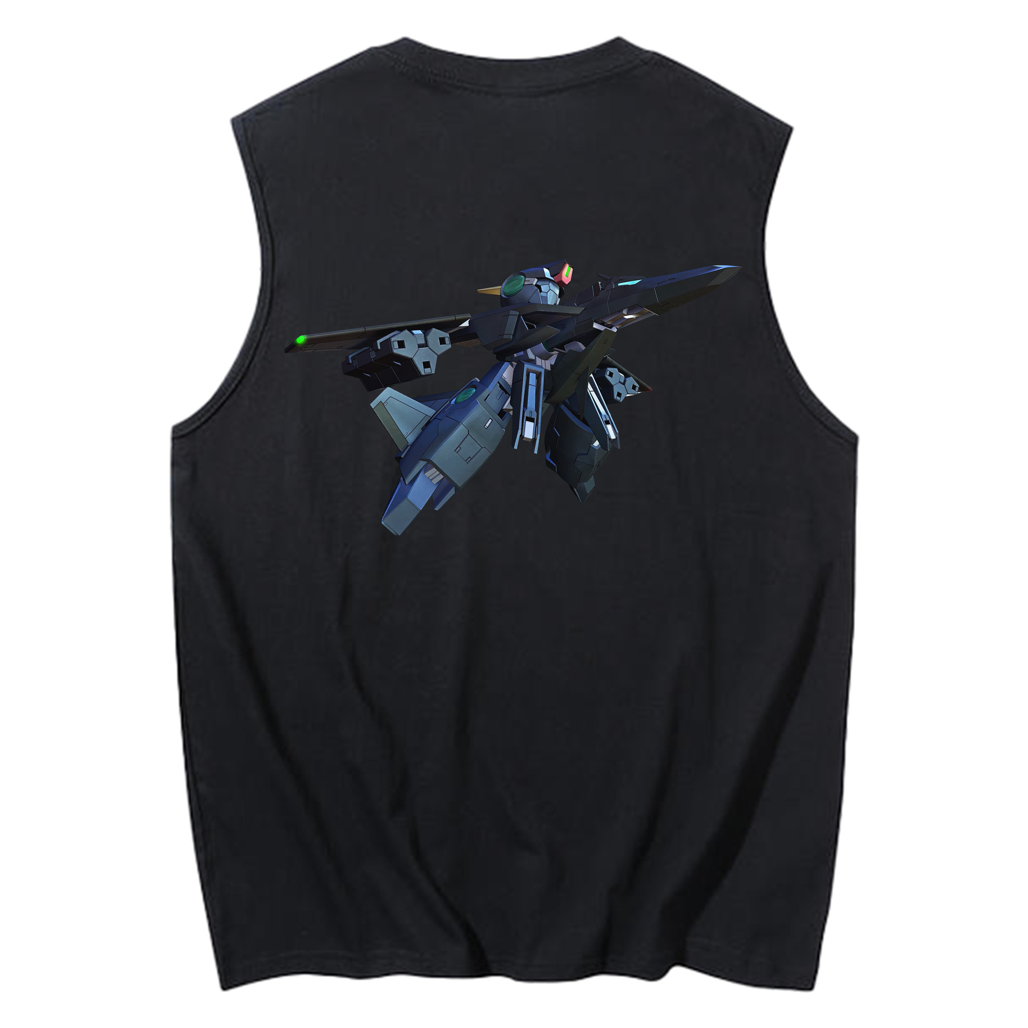 （画像用） 機動戦士ガンダム Mobile Suit Gundam コットン100％タンクトップ（背面プリント）