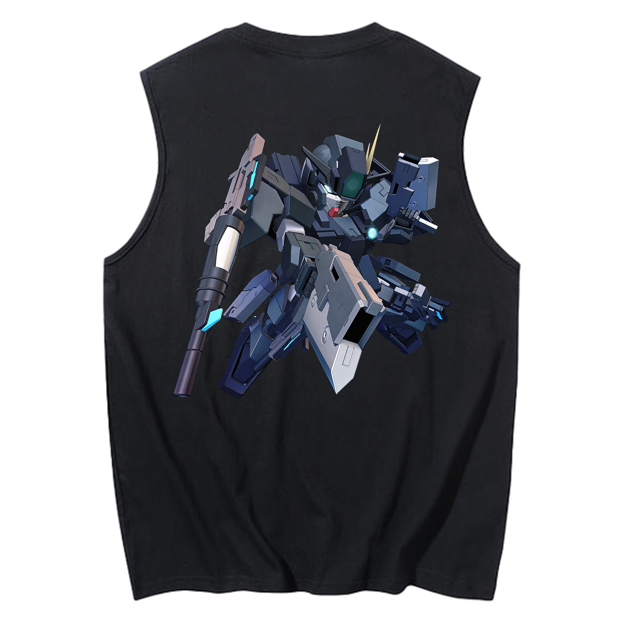 （画像用） 機動戦士ガンダム Mobile Suit Gundam コットン100％タンクトップ（背面プリント）