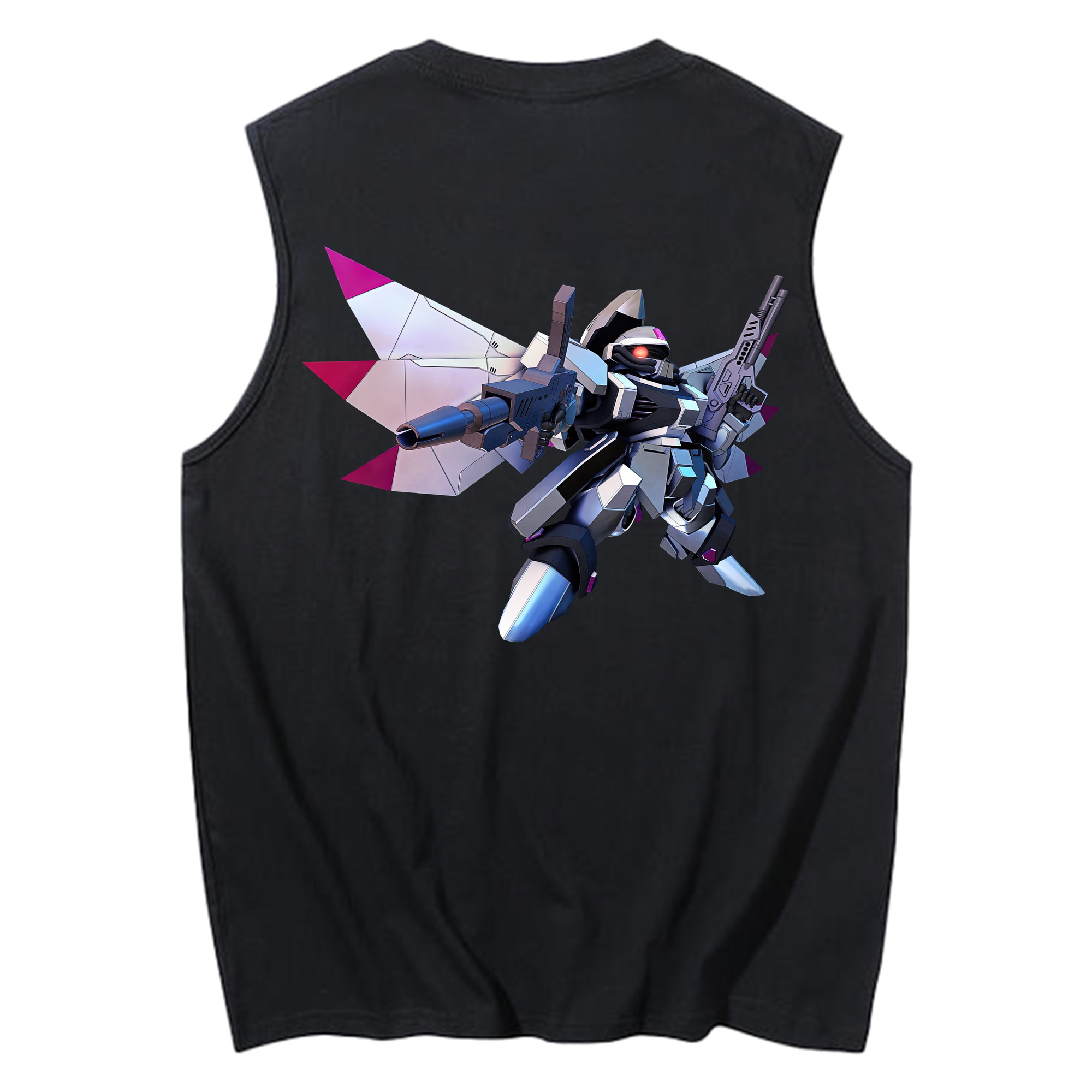 （画像用） 機動戦士ガンダム Mobile Suit Gundam コットン100％タンクトップ（背面プリント）