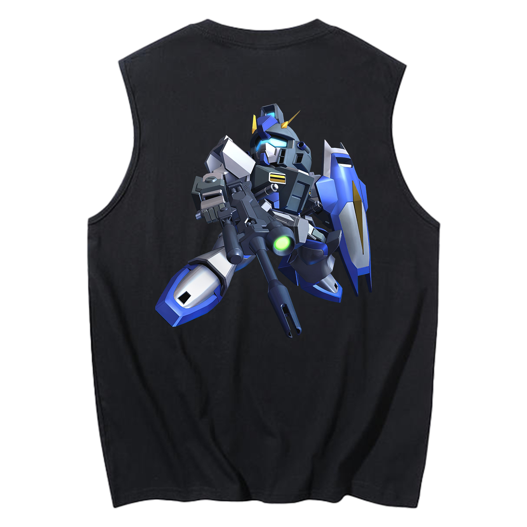 （画像用） 機動戦士ガンダム Mobile Suit Gundam コットン100％タンクトップ（背面プリント）