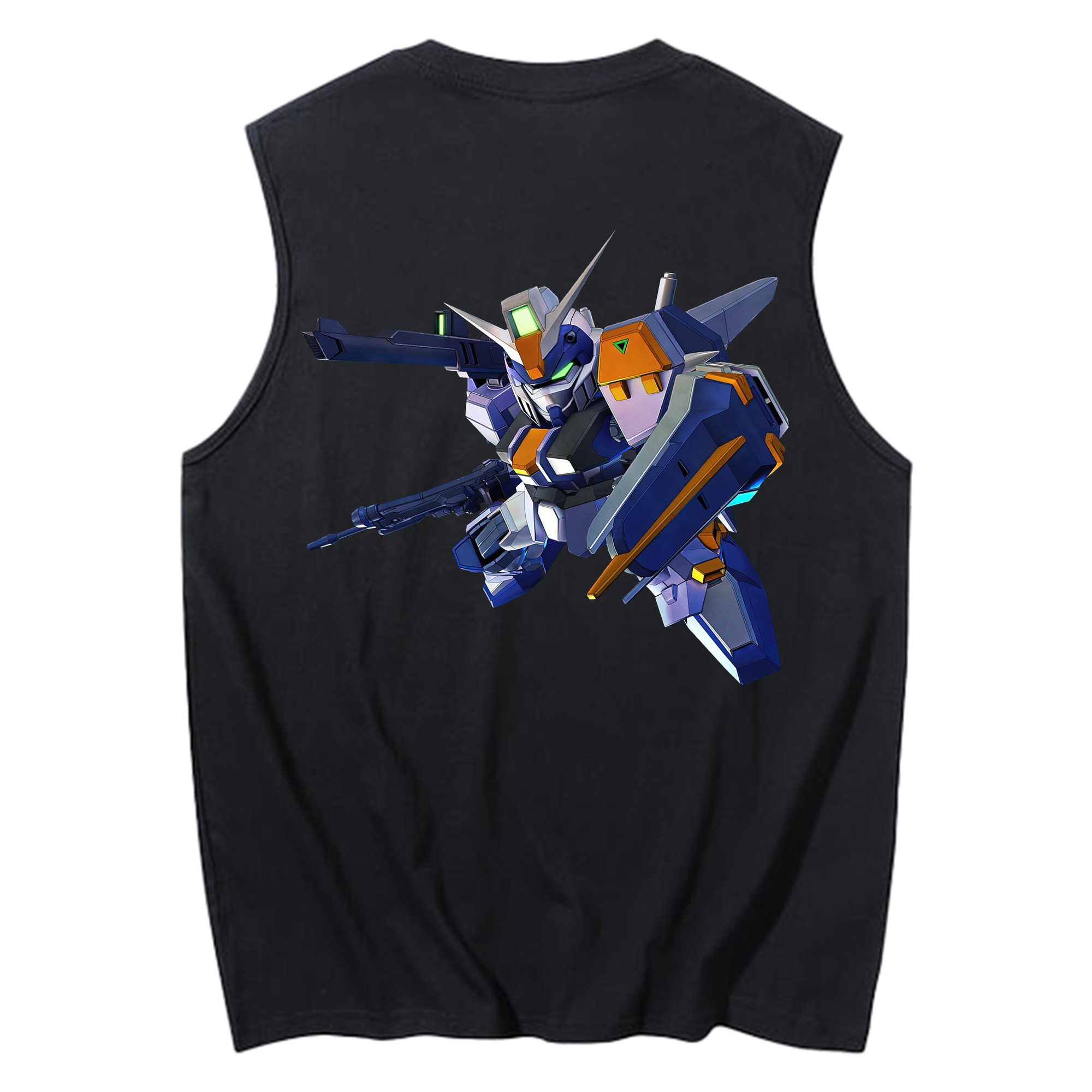 （画像用） 機動戦士ガンダム Mobile Suit Gundam コットン100％タンクトップ（背面プリント）