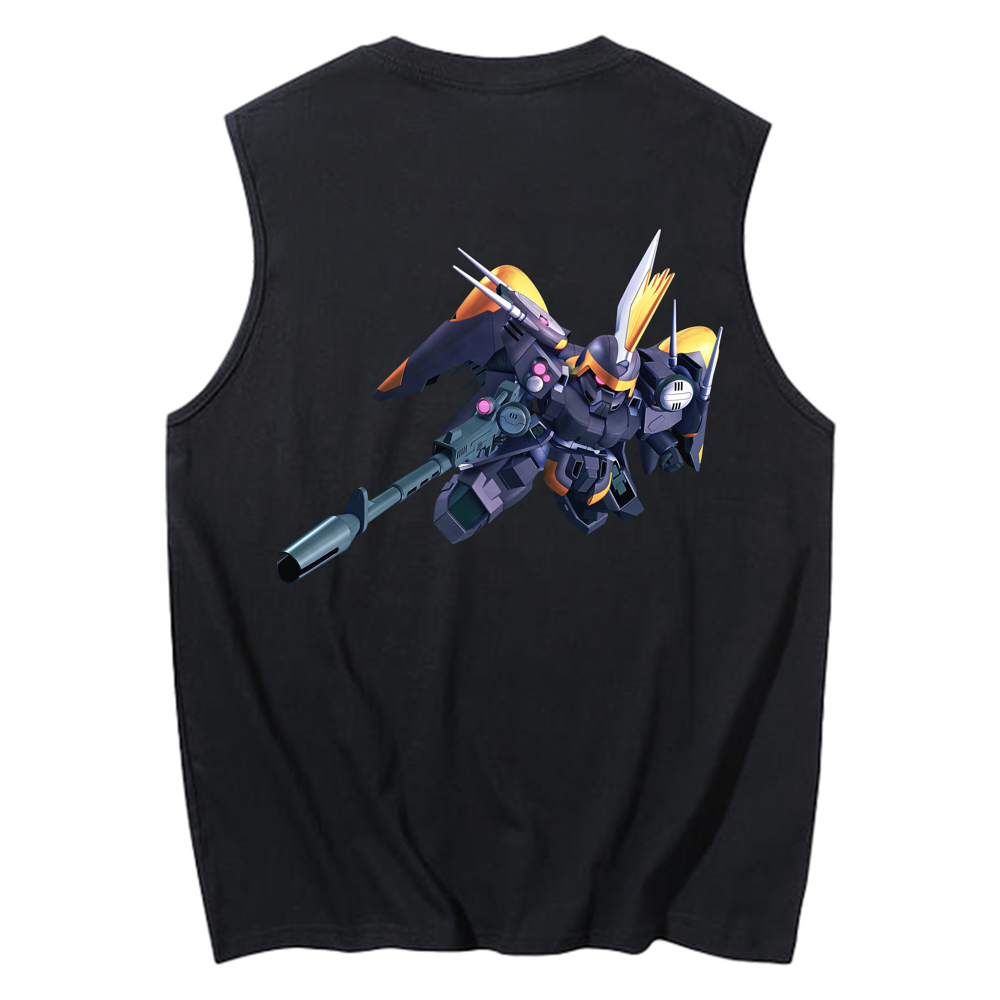 （画像用） 機動戦士ガンダム Mobile Suit Gundam コットン100％タンクトップ（背面プリント）