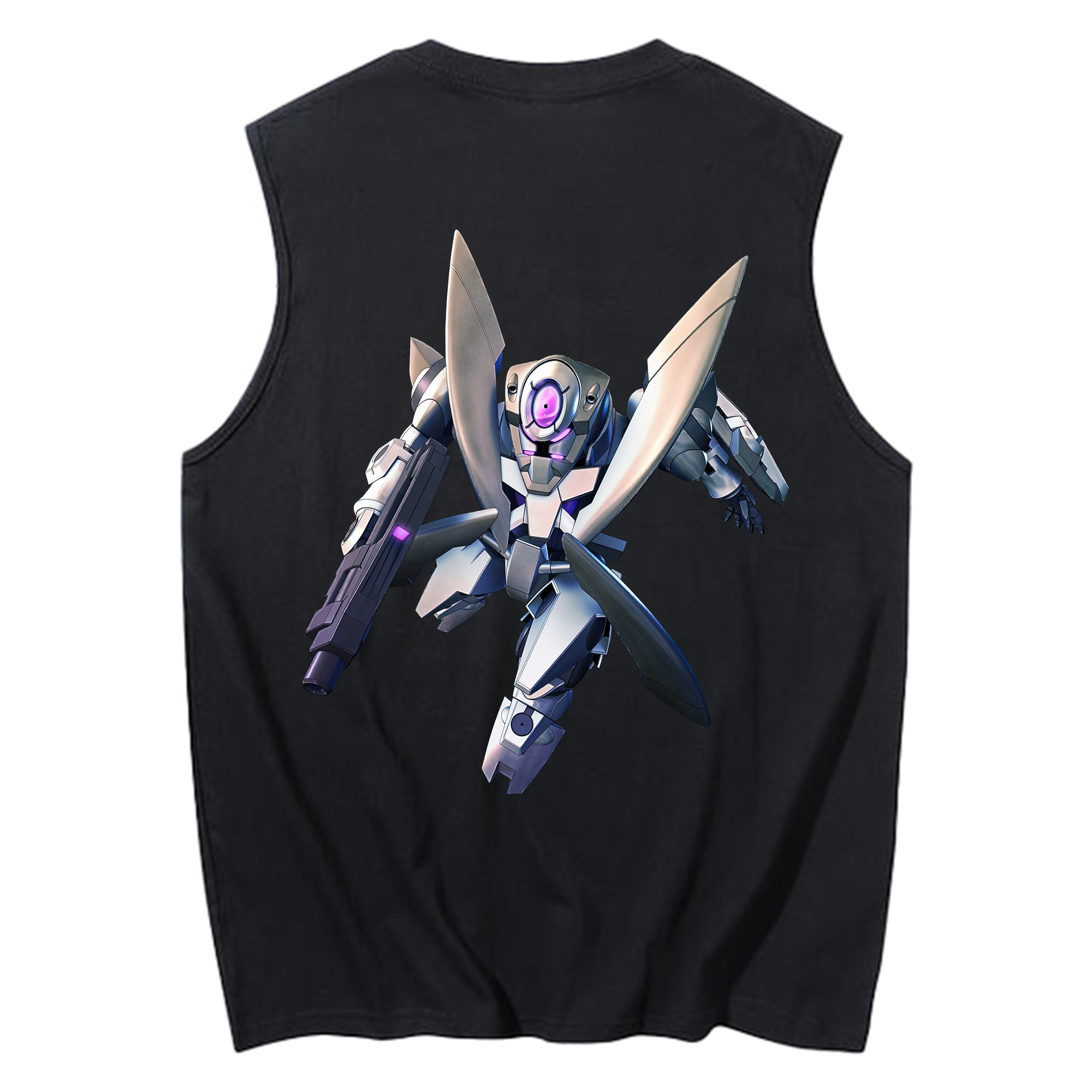 （画像用） 機動戦士ガンダム Mobile Suit Gundam コットン100％タンクトップ（背面プリント）