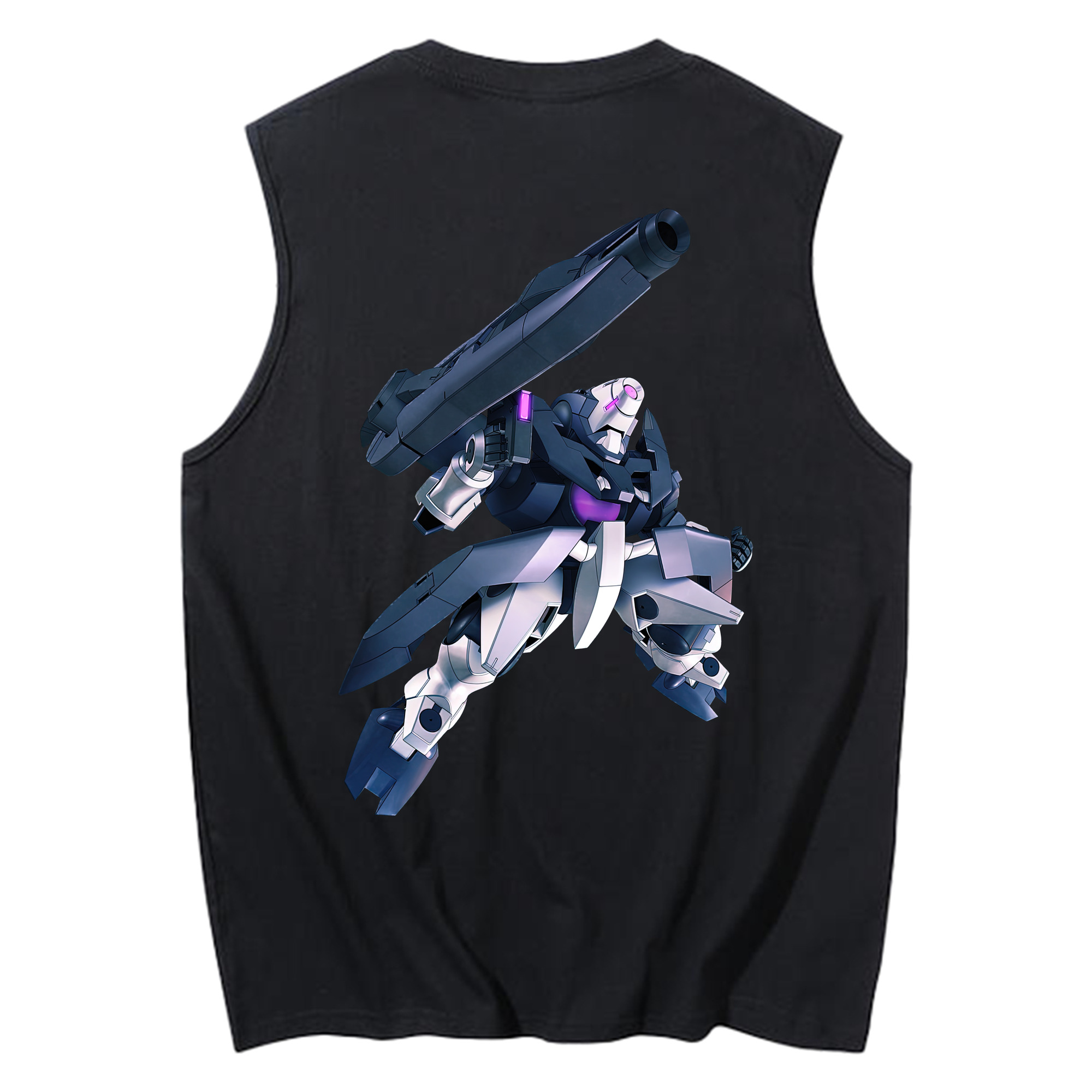 （画像用） 機動戦士ガンダム Mobile Suit Gundam コットン100％タンクトップ（背面プリント）