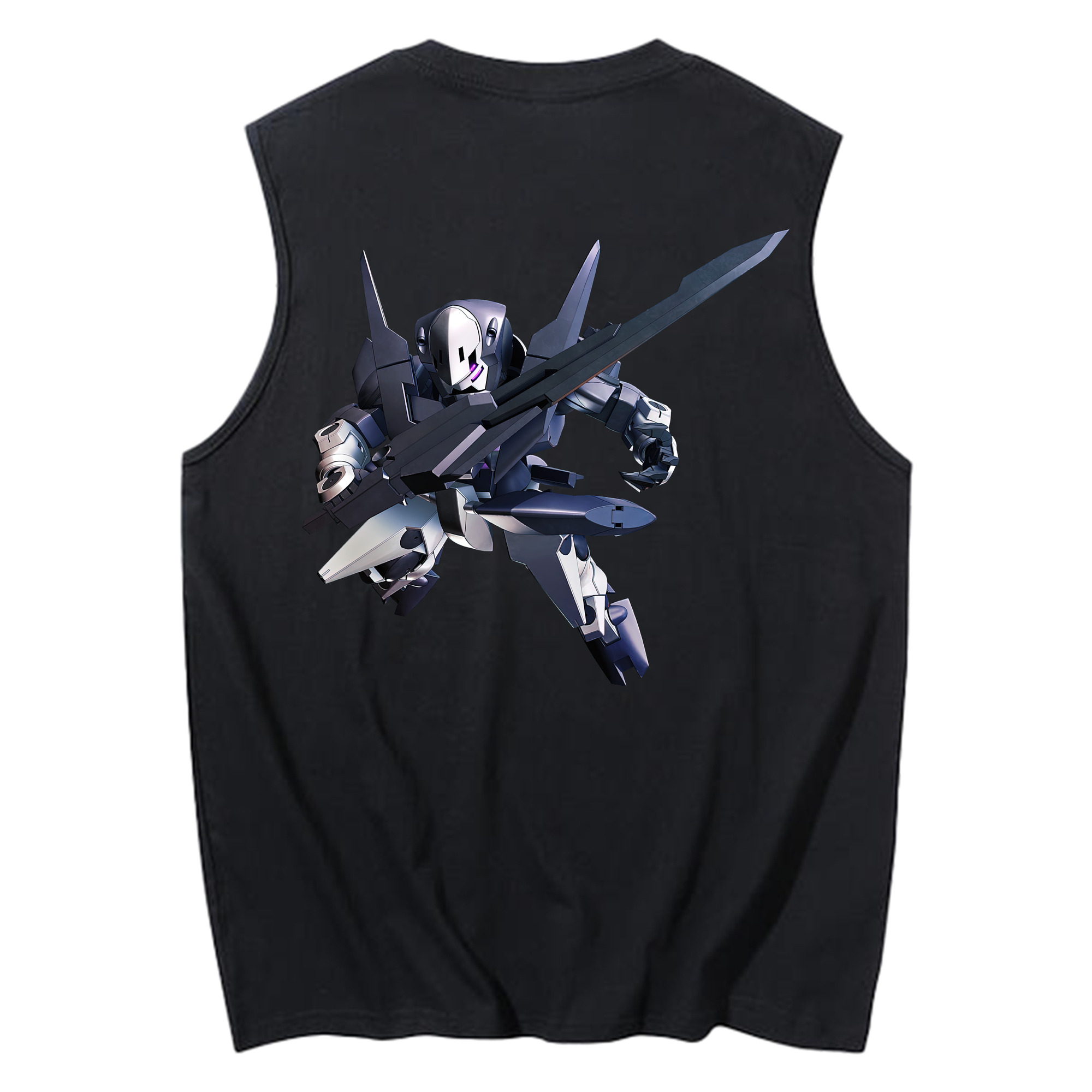 （画像用） 機動戦士ガンダム Mobile Suit Gundam コットン100％タンクトップ（背面プリント）