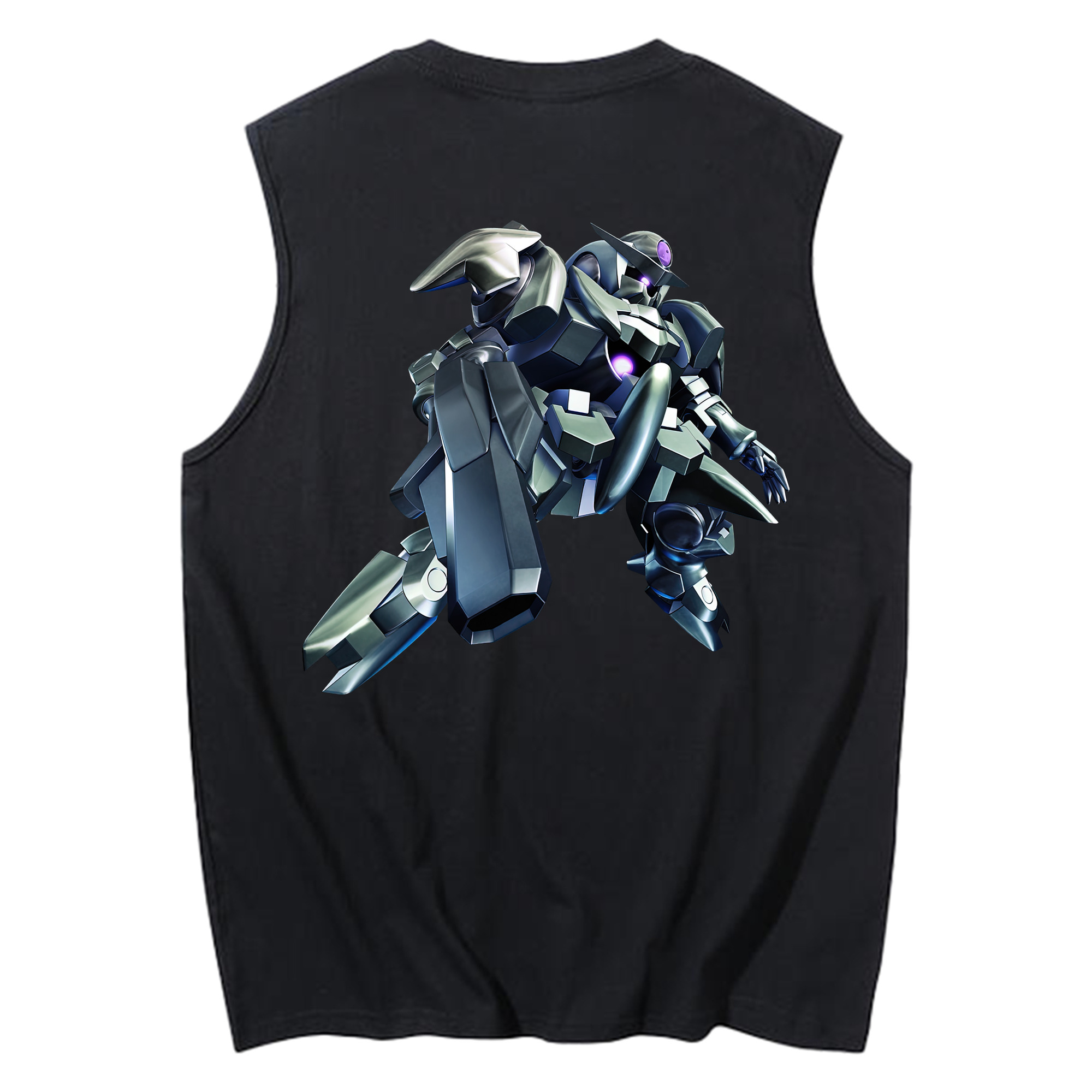 （画像用） 機動戦士ガンダム Mobile Suit Gundam コットン100％タンクトップ（背面プリント）