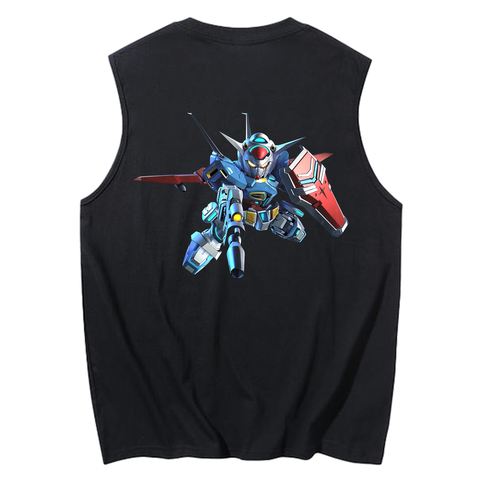 （画像用） 機動戦士ガンダム Mobile Suit Gundam コットン100％タンクトップ（背面プリント）