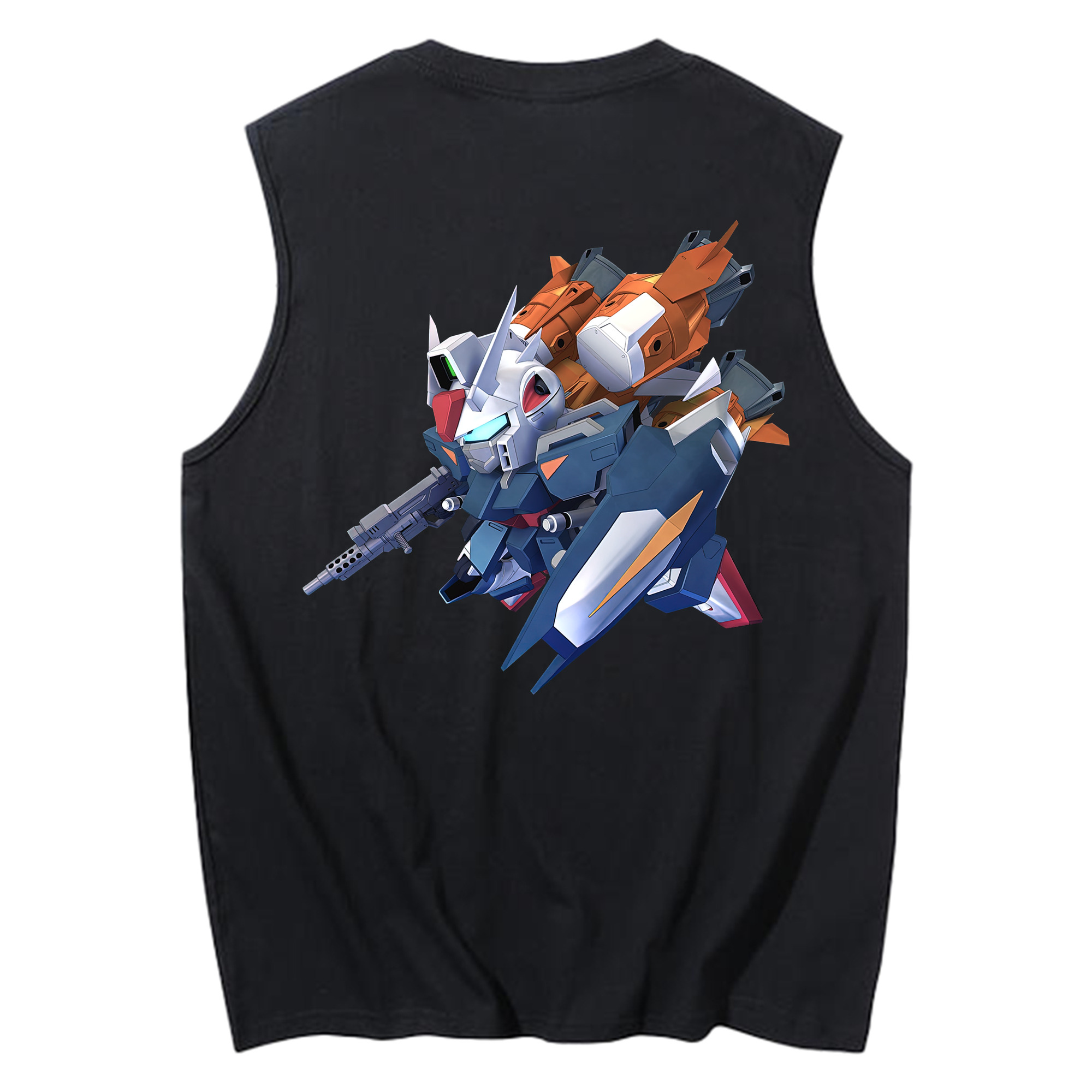 （画像用） 機動戦士ガンダム Mobile Suit Gundam コットン100％タンクトップ（背面プリント）