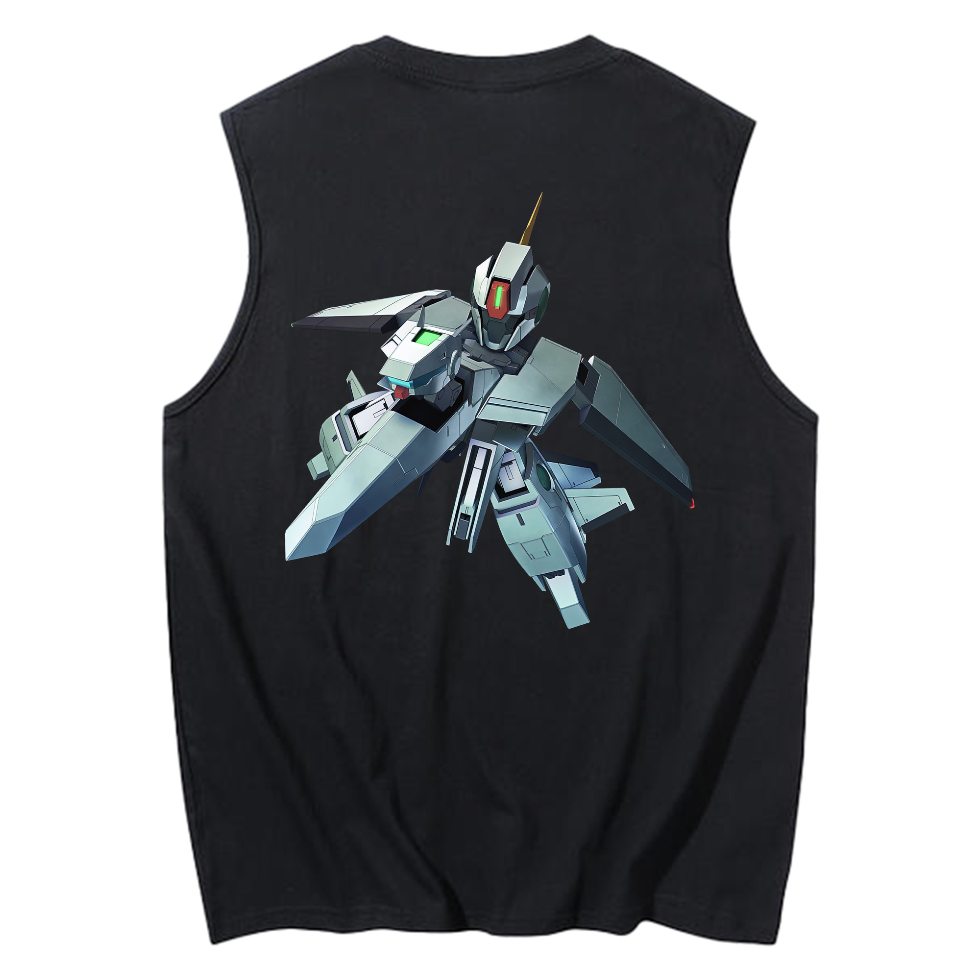 （画像用） 機動戦士ガンダム Mobile Suit Gundam コットン100％タンクトップ（背面プリント）