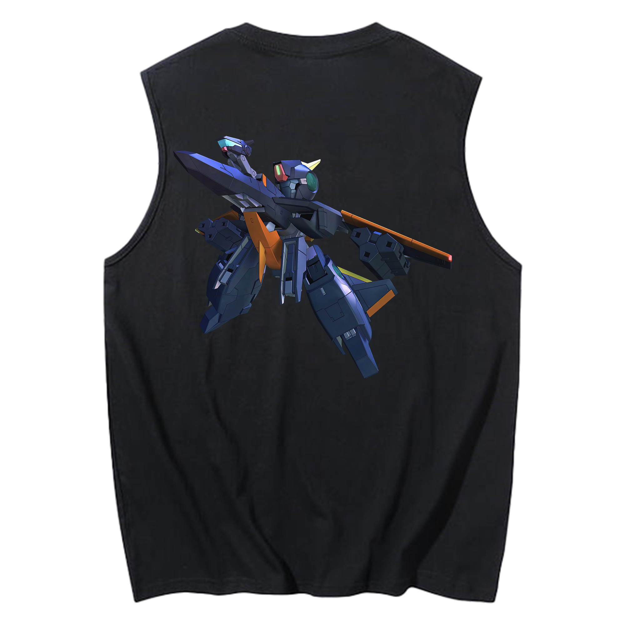 （画像用） 機動戦士ガンダム Mobile Suit Gundam コットン100％タンクトップ（背面プリント）