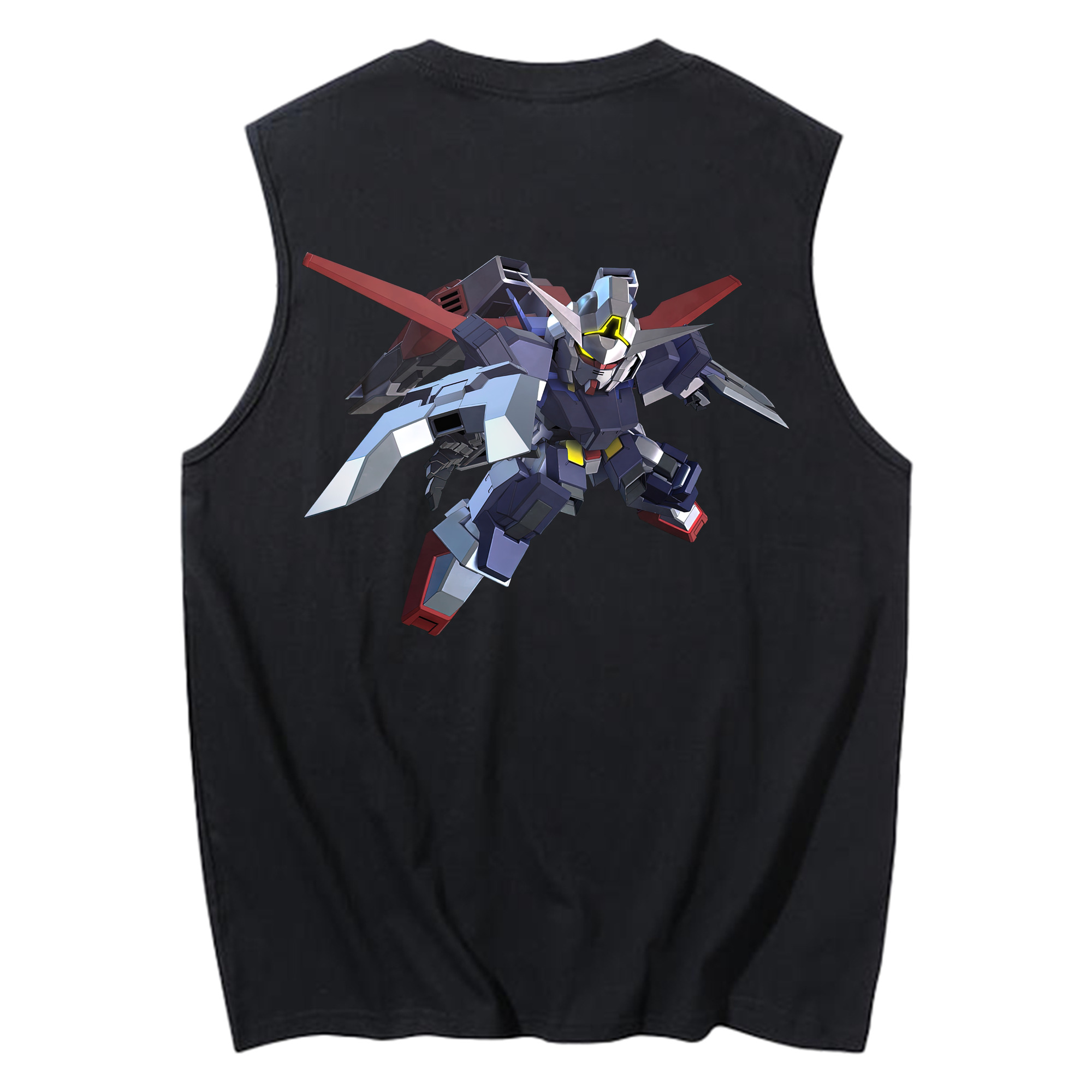 （画像用） 機動戦士ガンダム Mobile Suit Gundam コットン100％タンクトップ（背面プリント）