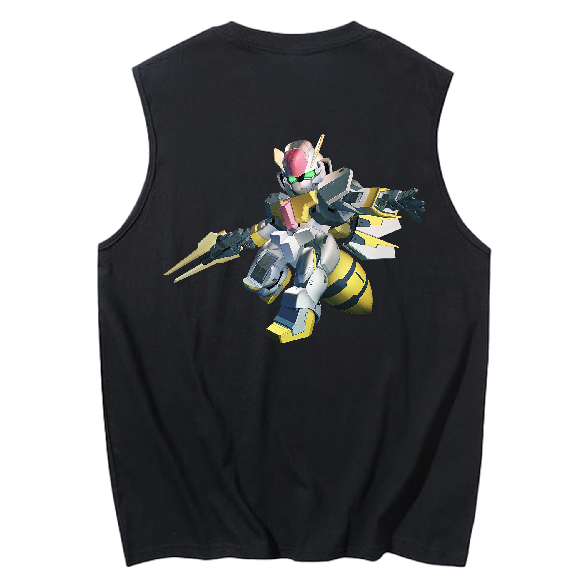 （画像用） 機動戦士ガンダム Mobile Suit Gundam コットン100％タンクトップ（背面プリント）