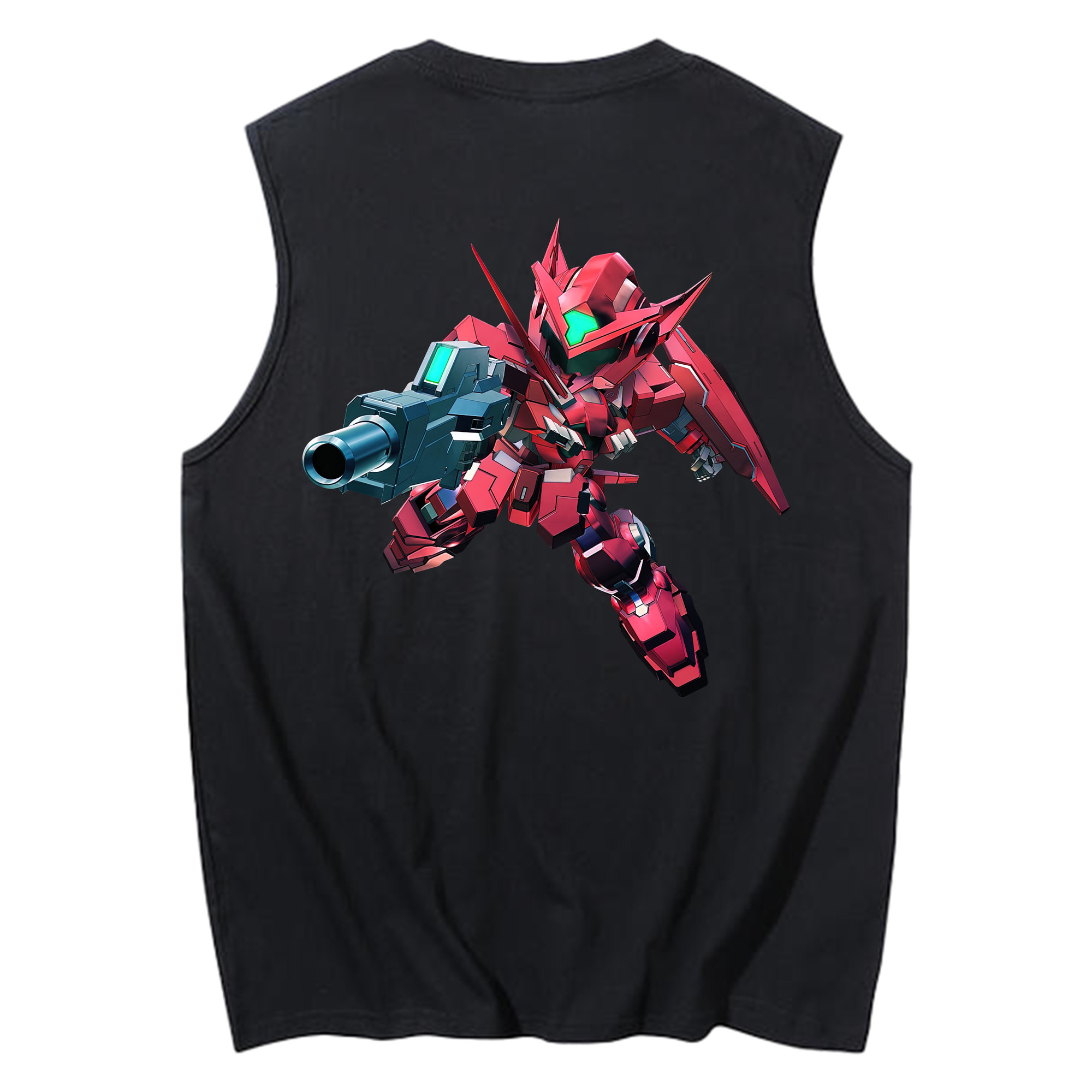 （画像用） 機動戦士ガンダム Mobile Suit Gundam コットン100％タンクトップ（背面プリント）