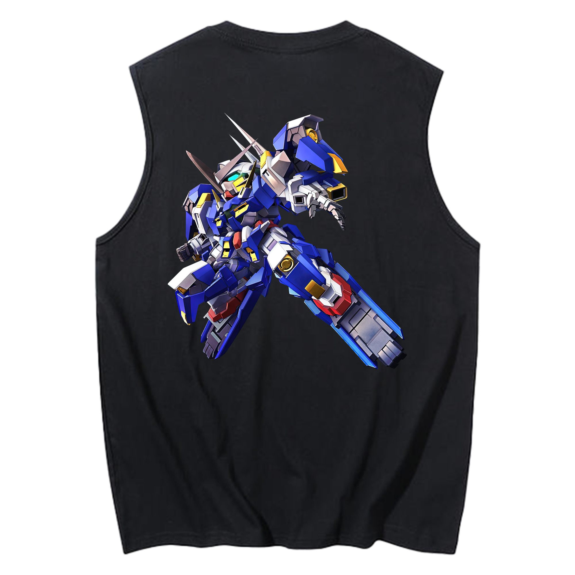 （画像用） 機動戦士ガンダム Mobile Suit Gundam コットン100％タンクトップ（背面プリント）