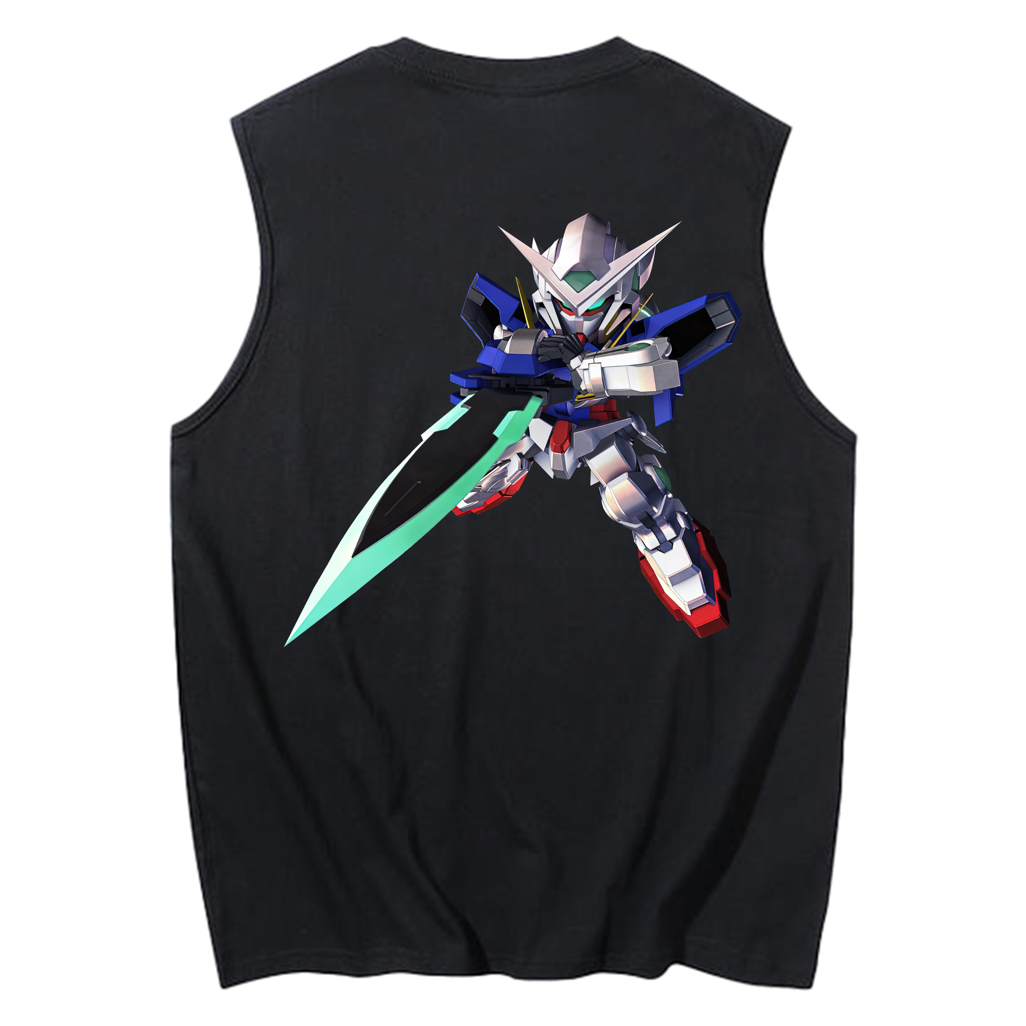 （画像用） 機動戦士ガンダム Mobile Suit Gundam コットン100％タンクトップ（背面プリント）