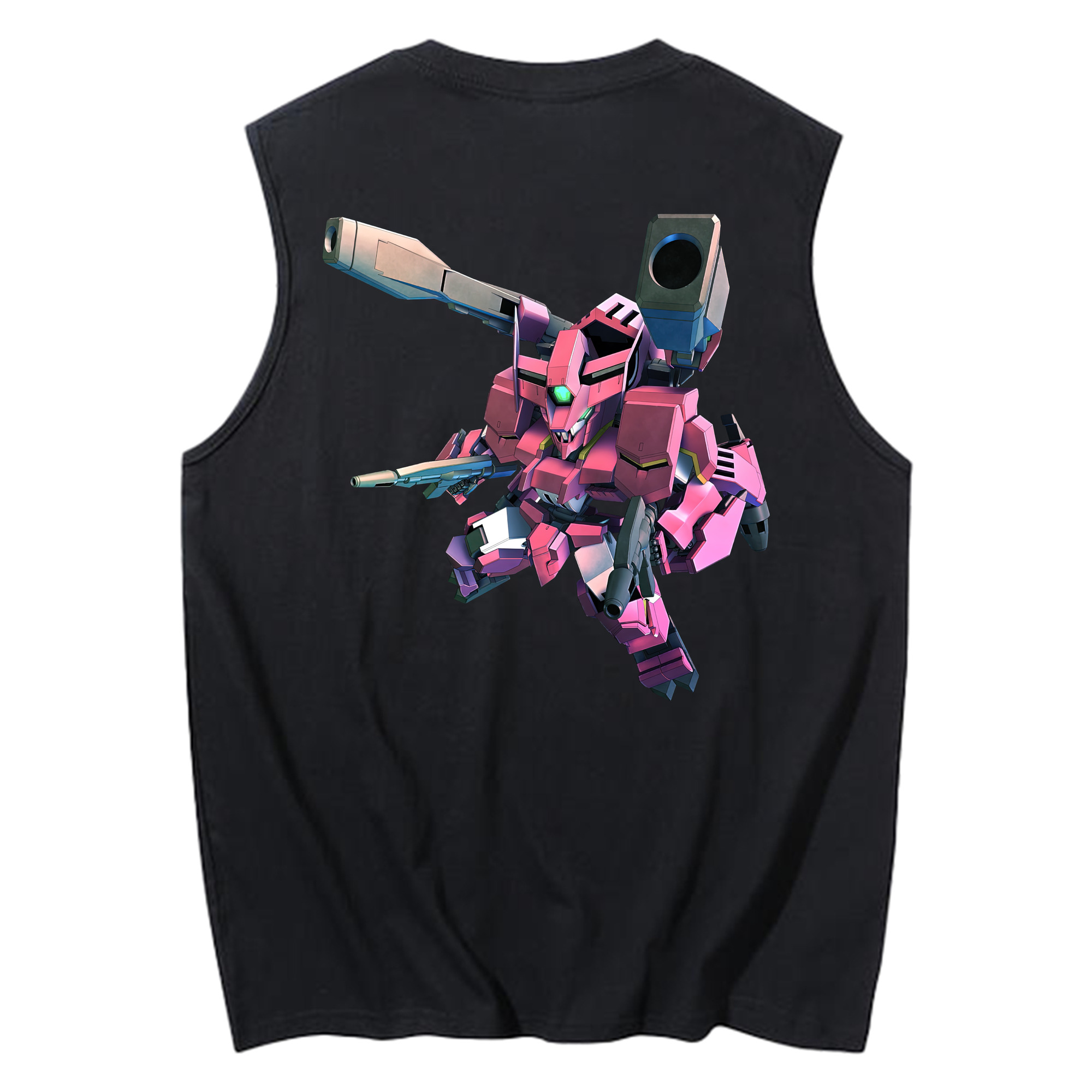 （画像用） 機動戦士ガンダム Mobile Suit Gundam コットン100％タンクトップ（背面プリント）